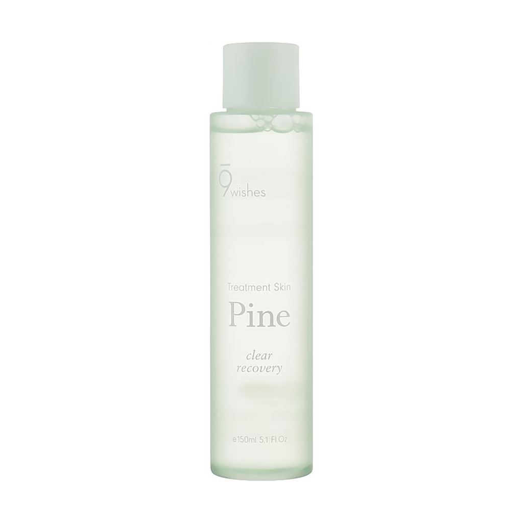 

Заспокійливий тонер для обличчя 9wishes Pine Treatment Skin з екстрактом голок сосни, 150 мл