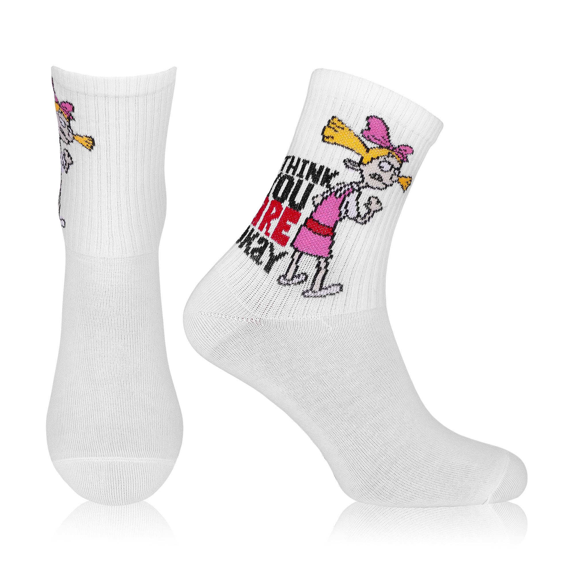 

Шкарпетки жіночі AmiGA Хельга (Гей, Арнольд) I Think You Are Okay, розмір 23-25