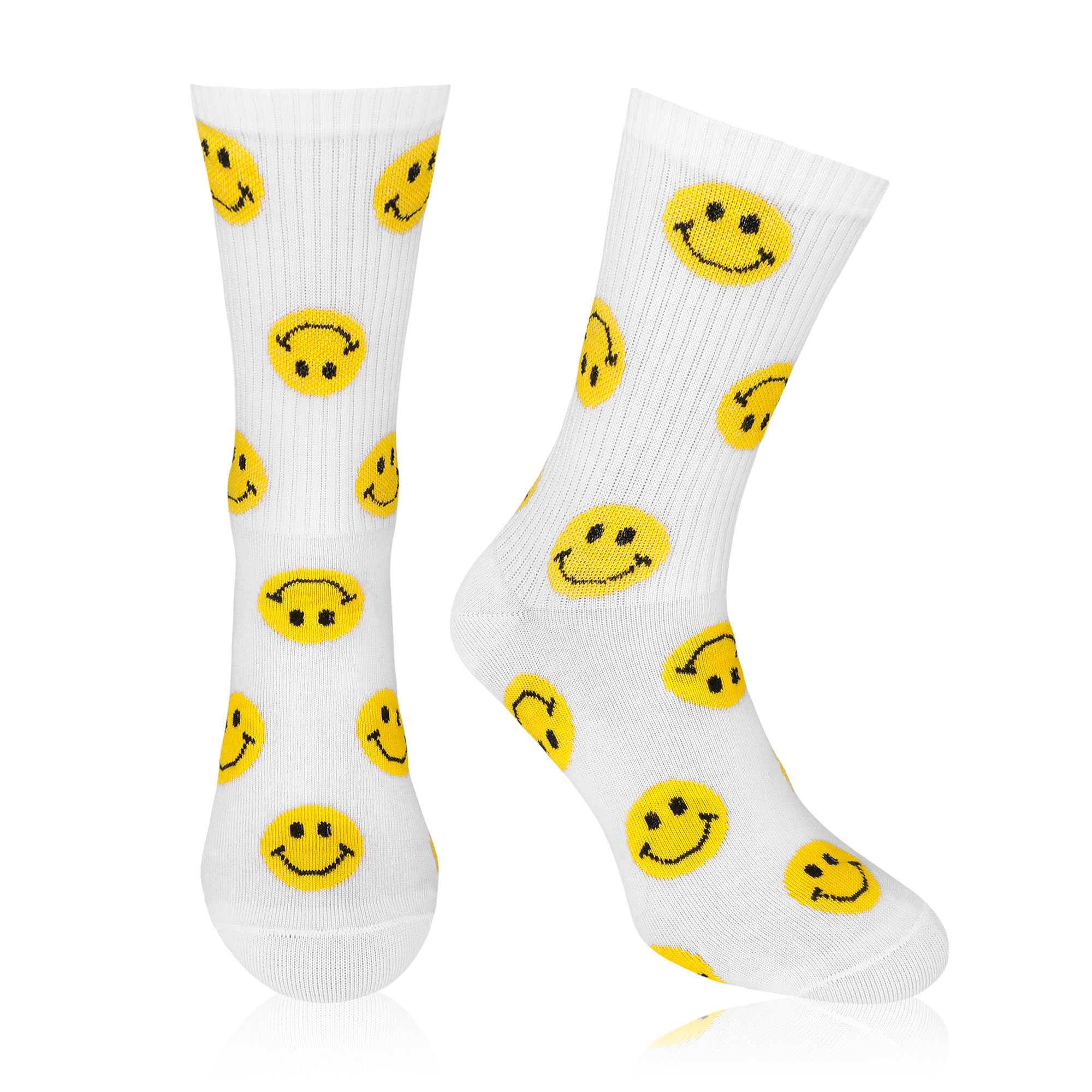 

Шкарпетки чоловічі AmiGO високі, спорт смайл, білі, розмір 29