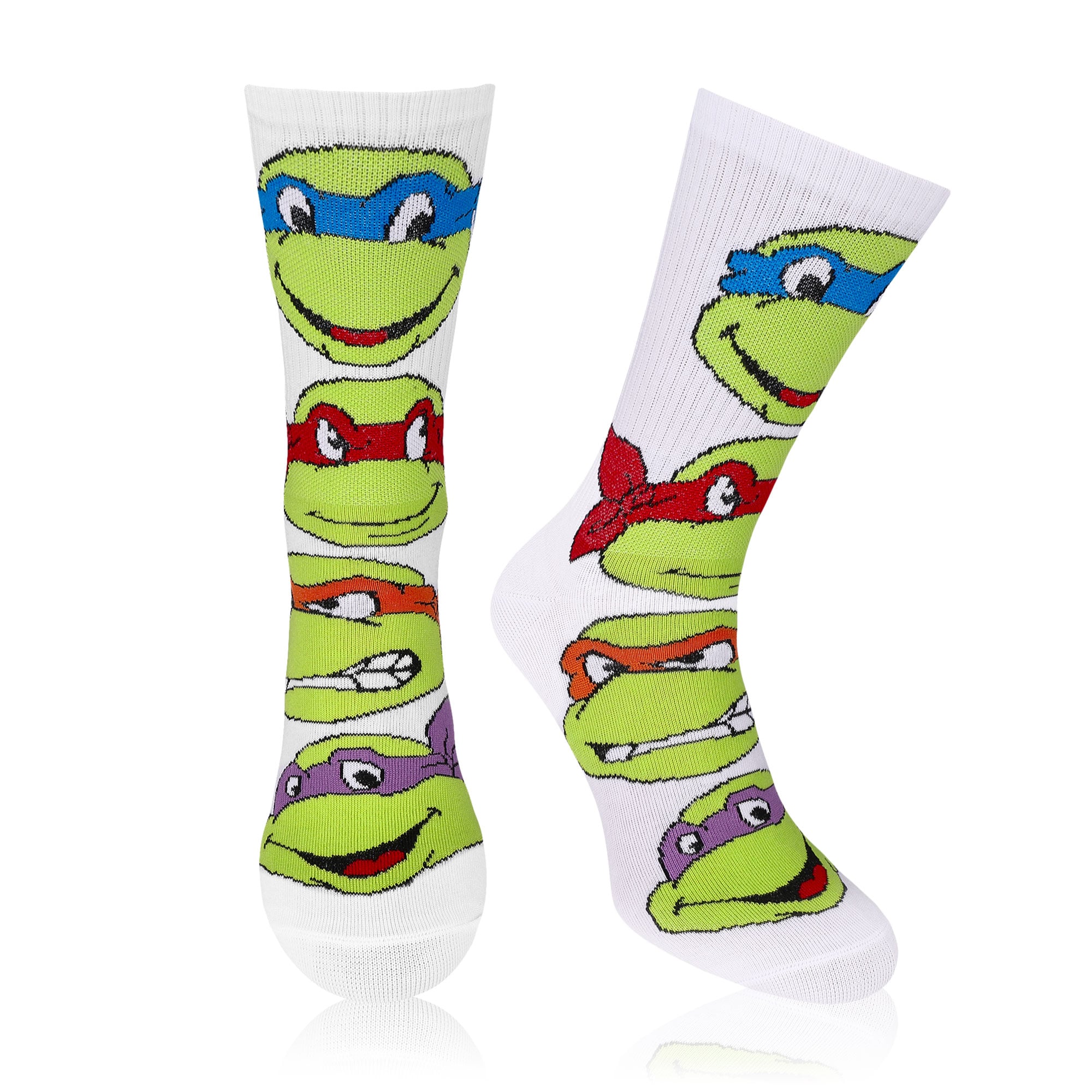

Шкарпетки чоловічі AmiGO Черепашки-ніндзя крупні, білі, розмір 27