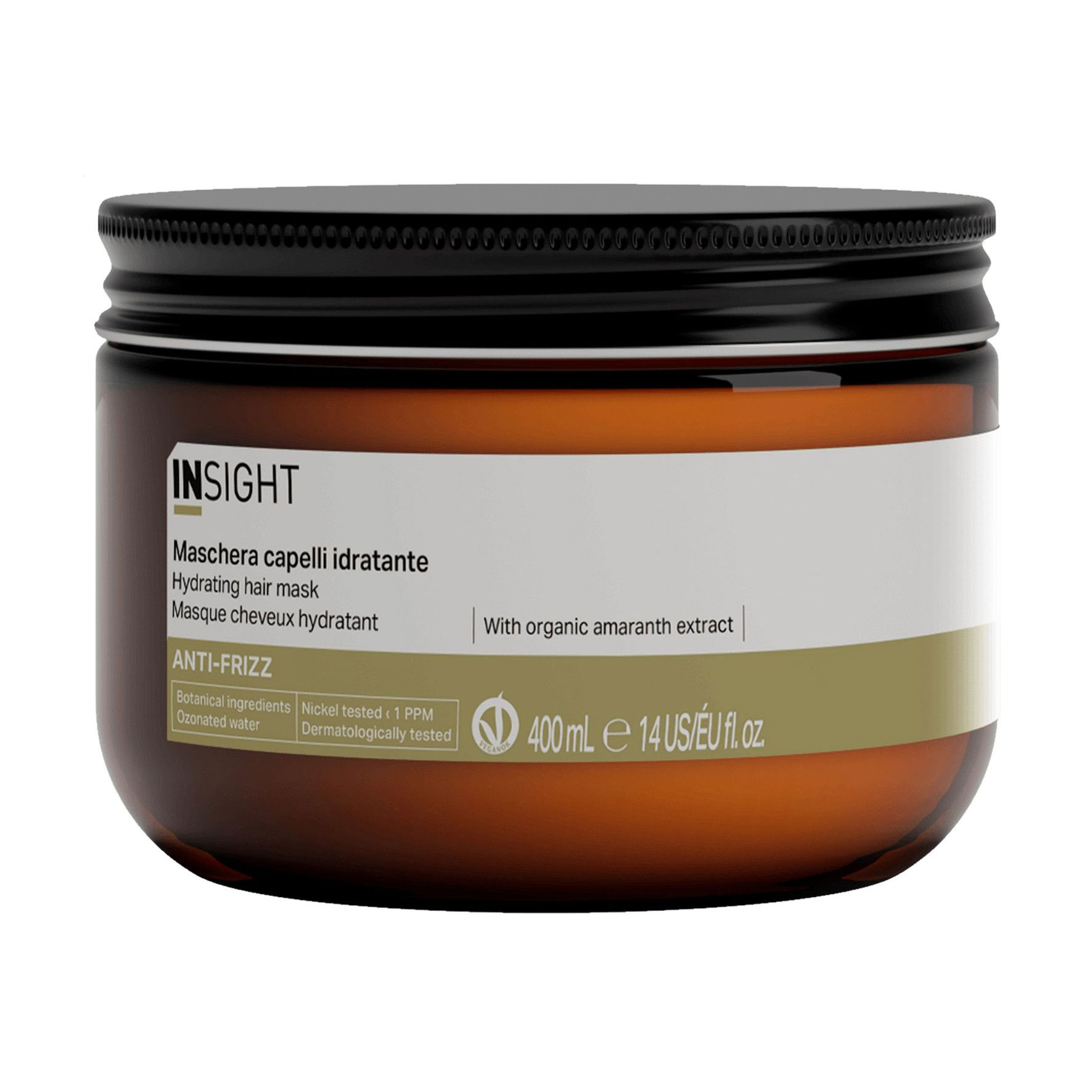 

Зволожувальна маска Insight Anti-Frizz Hydrating Hair Mask для всіх типів волосся, 400 мл