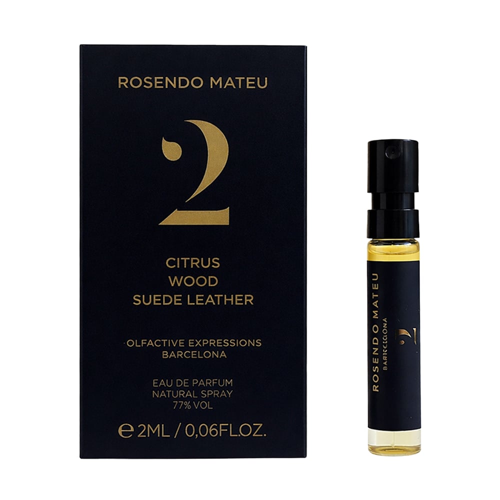 

Rosendo Mateu Olfactive Expressions No 2 Citrus, Wood, Suede Leather Парфумована вода унісекс, 2 мл (пробник)