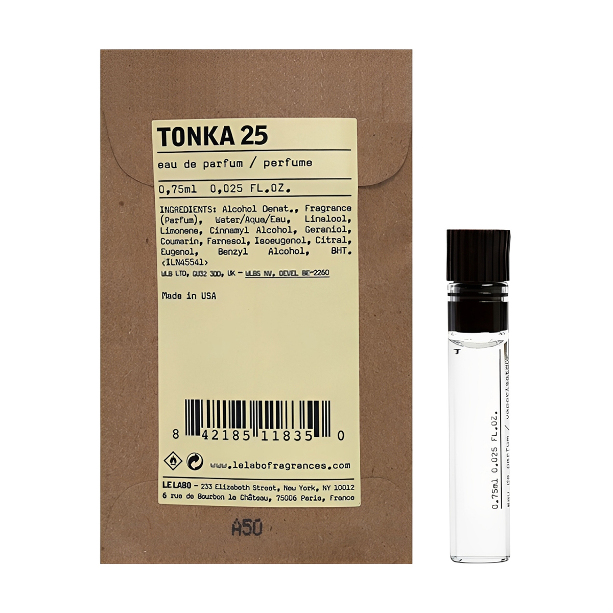 

Le Labo Tonka 25 Парфумована вода унісекс, 0.75 мл (пробник)