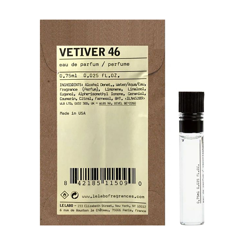 

Le Labo Vetiver 46 Парфумована вода унісекс, 0.75 мл (пробник)