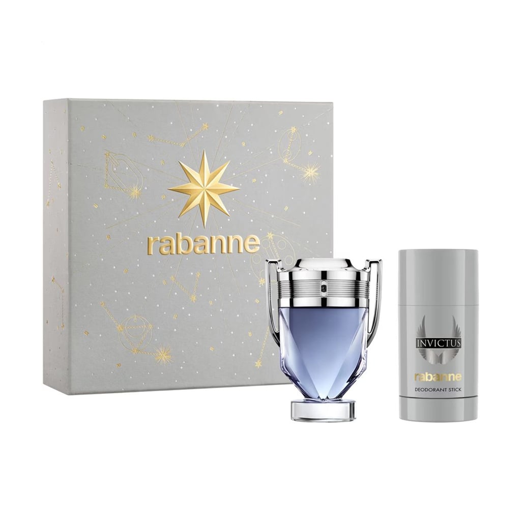 

Парфумований набір чоловічий Rabanne Invictus (дезодорант-стік, 75 мл + туалетна вода, 50 мл)