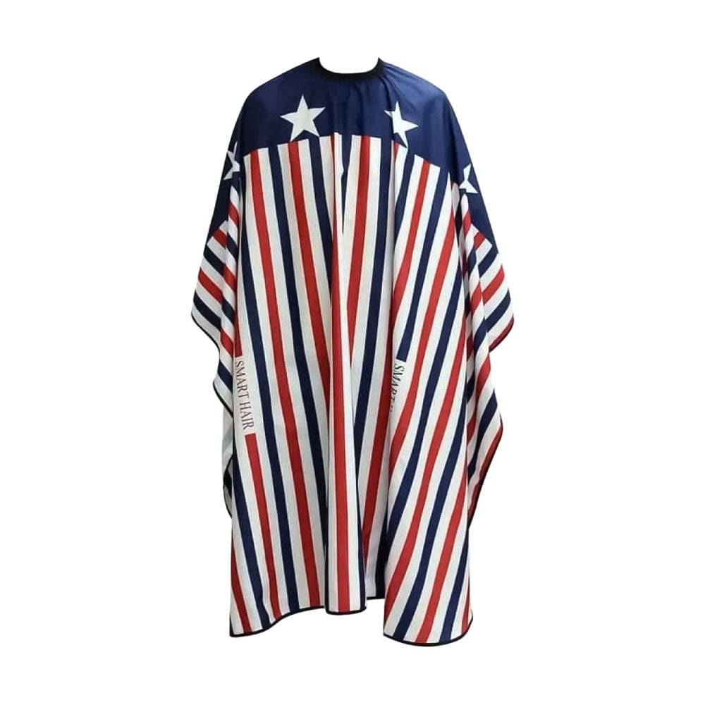 

Перукарський пеньюар Cosmo Shop Smart Hair кольорові смуги, 140*120 см, 1 шт (CS500)