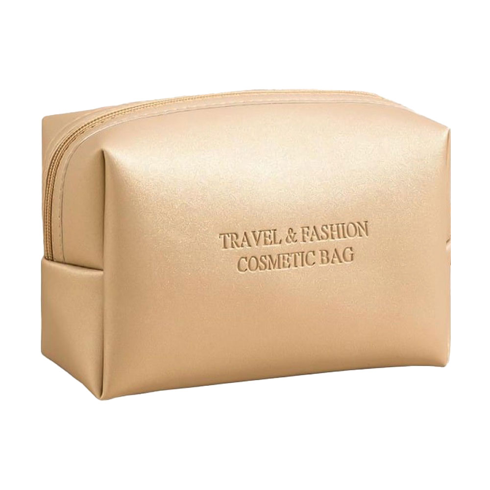 

Косметичка Cosmo Shop Travel & Fashion Cosmetic Bag, 19*13*8.5 см, золота, 1 шт (CS1134G)