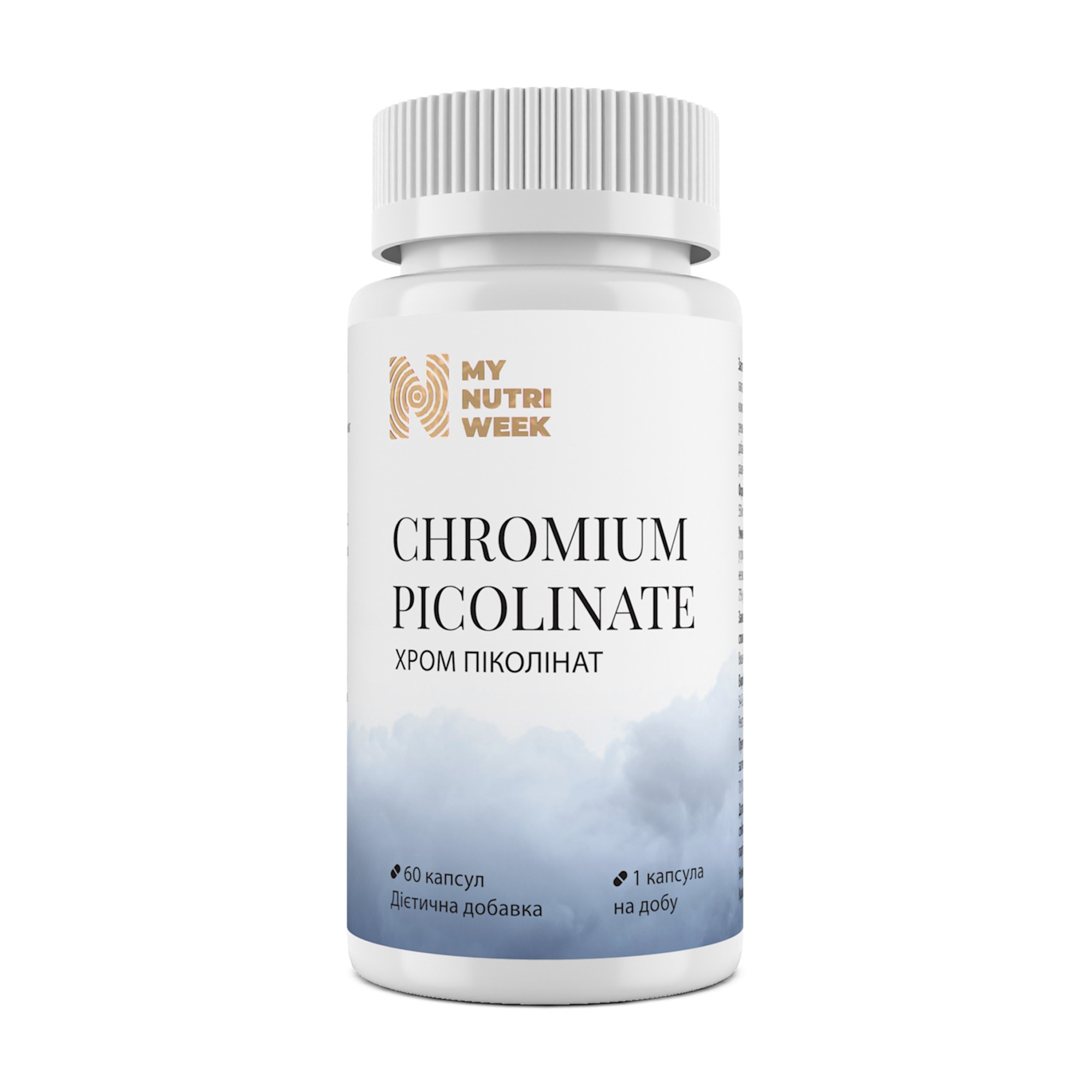

Хром піколінат My Nutri Week Chromium Picolinate, 60 капсул