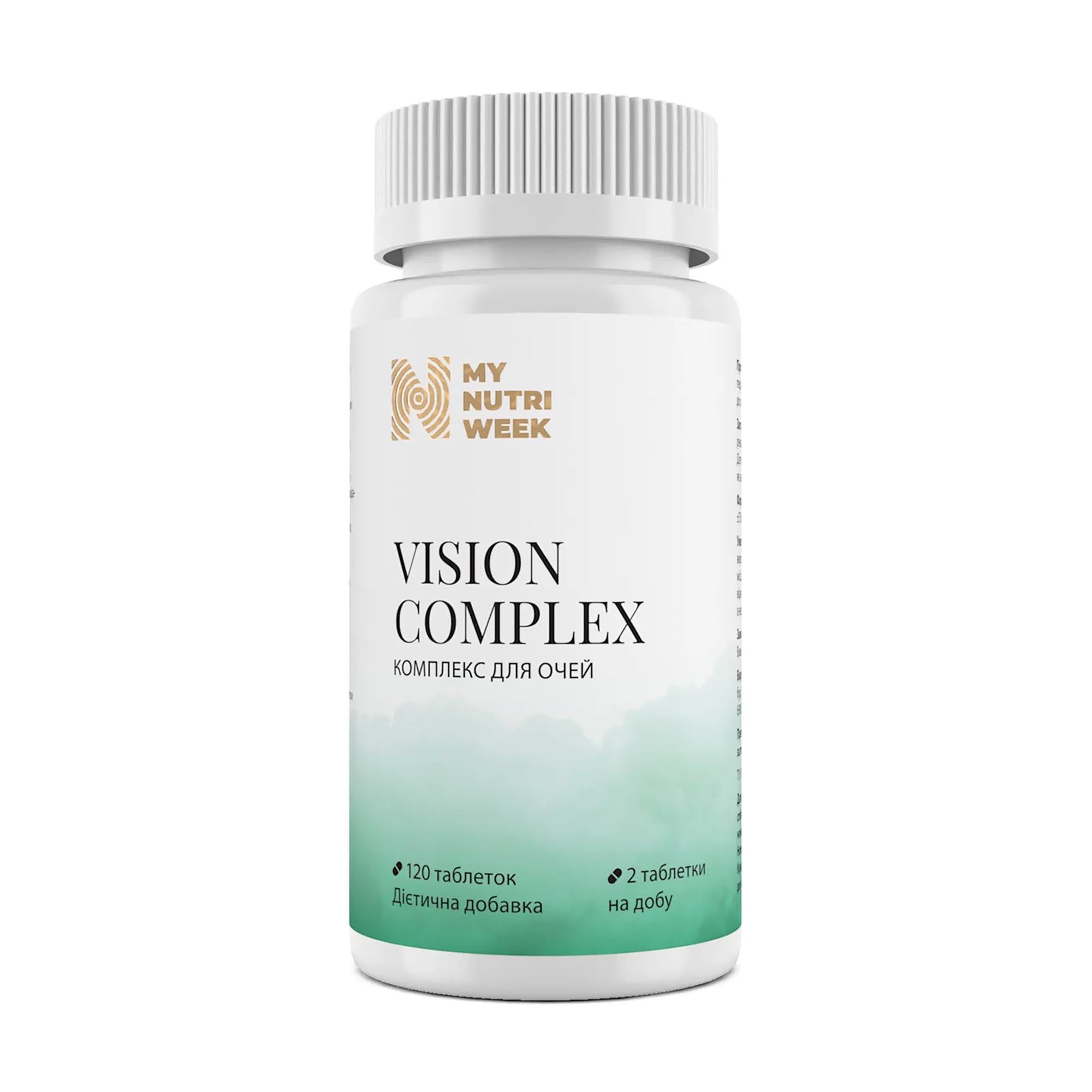 

Комплекс для очей My Nutri Week Vision Complex, 120 таблеток