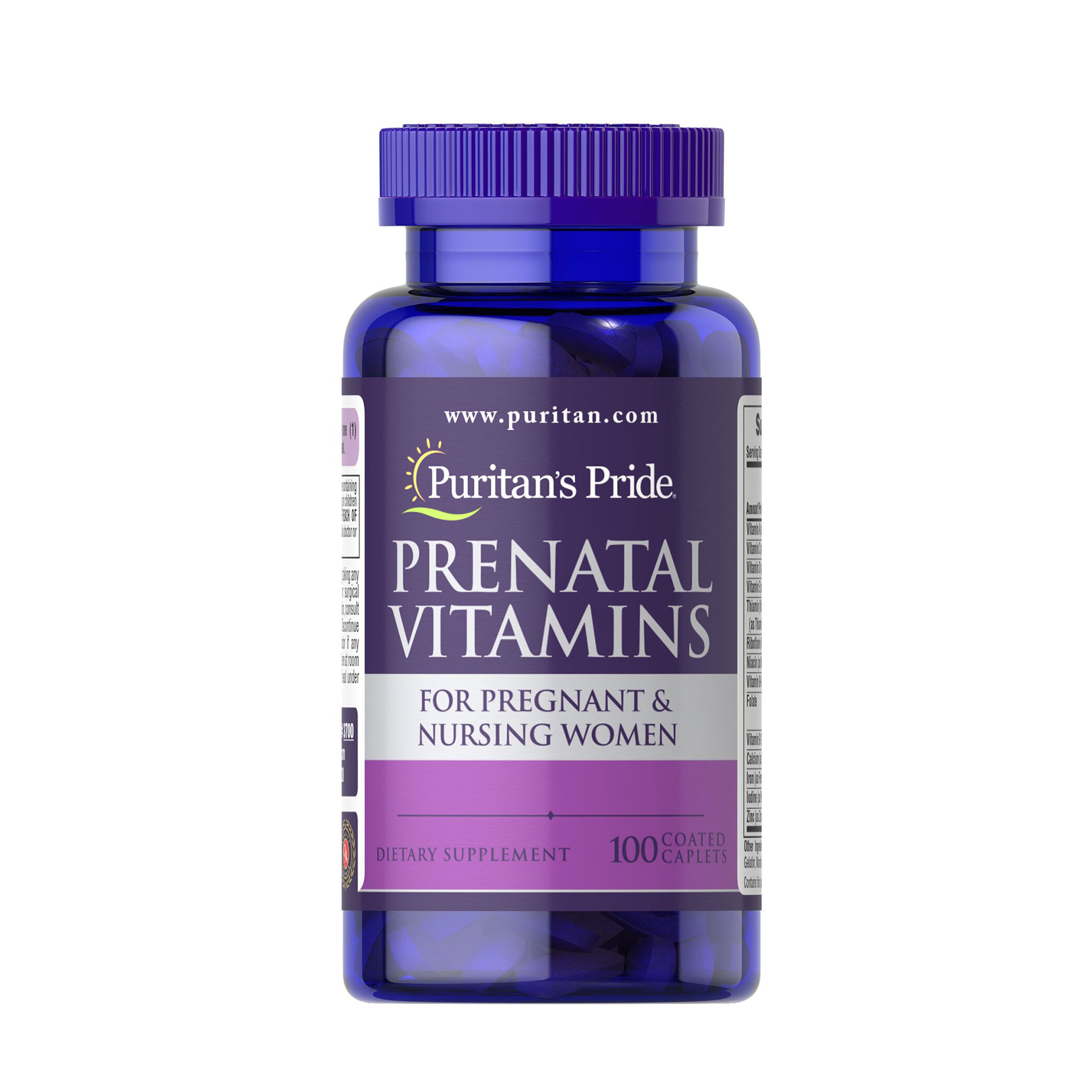 

Вітаміни для вагітних Puritan's Pride Prenatal Vitamins, 100 капсул