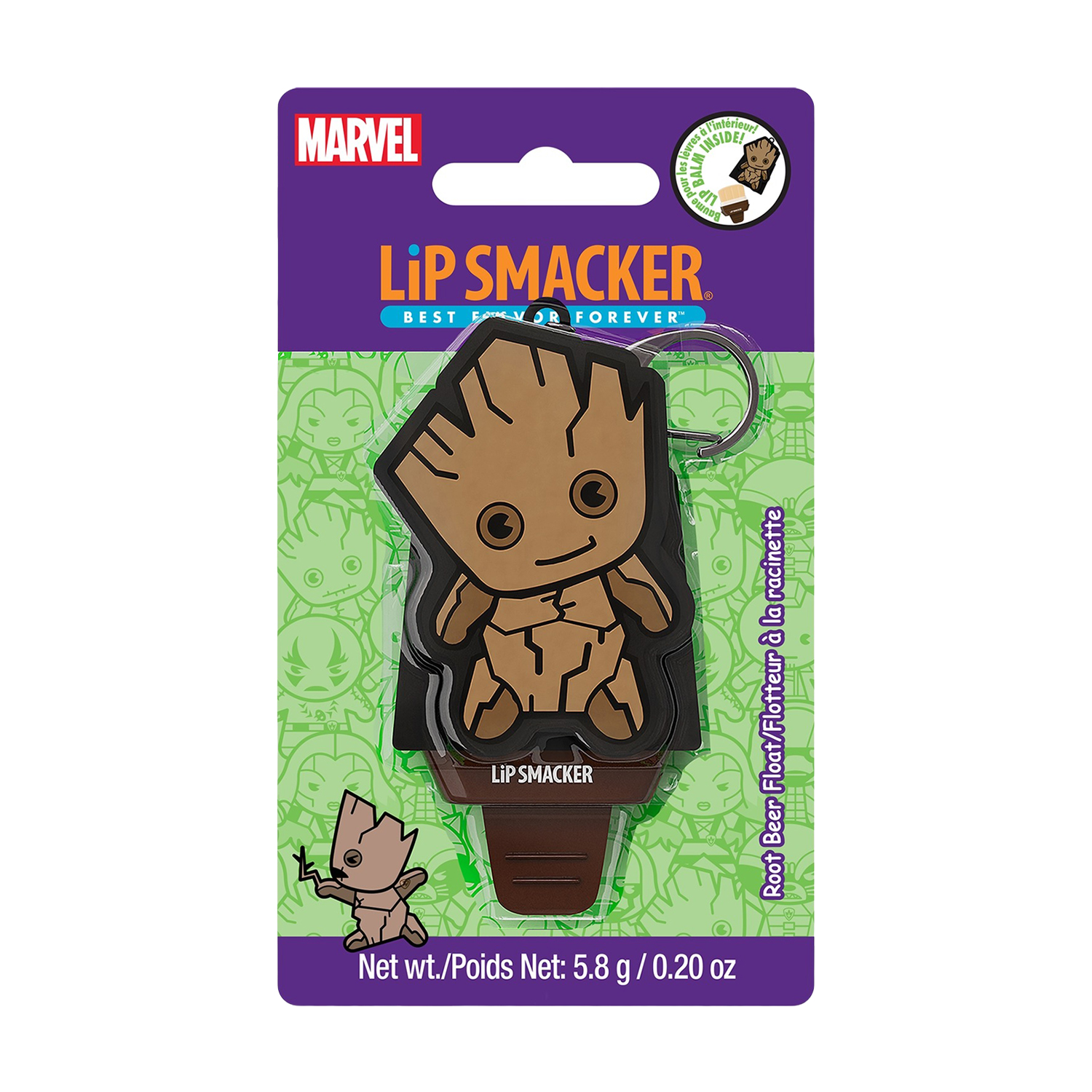 

Бальзам для губ Lip Smacker Marvel Lip Balm, Groot Beer Float, 5.8 г
