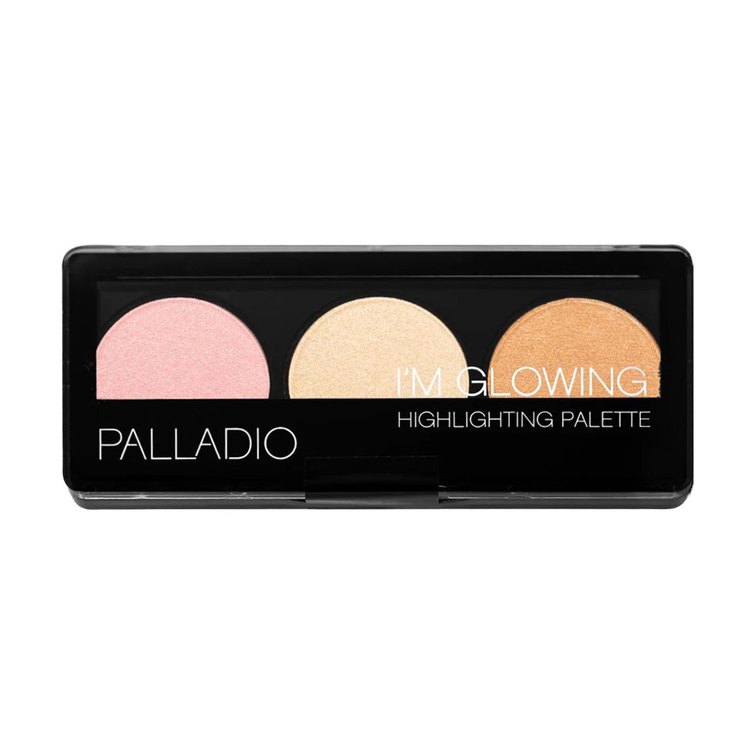 

Палетка хайлайтерів для обличчя Palladio I'm Glowing Highlighting Palette, 4.5 г