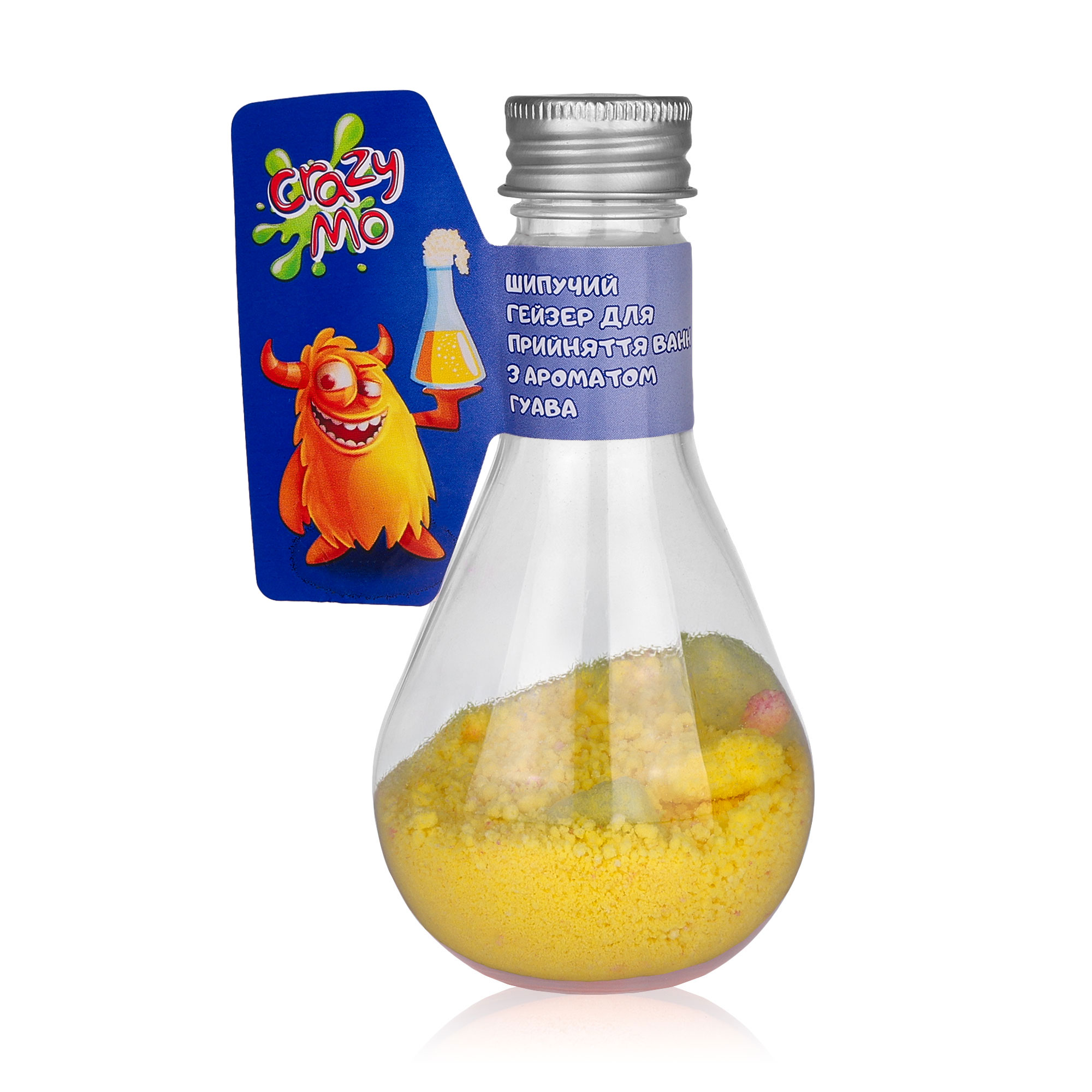 

Шипучій гейзер для ванни Crazy Mo з ароматом гуави, 42 г