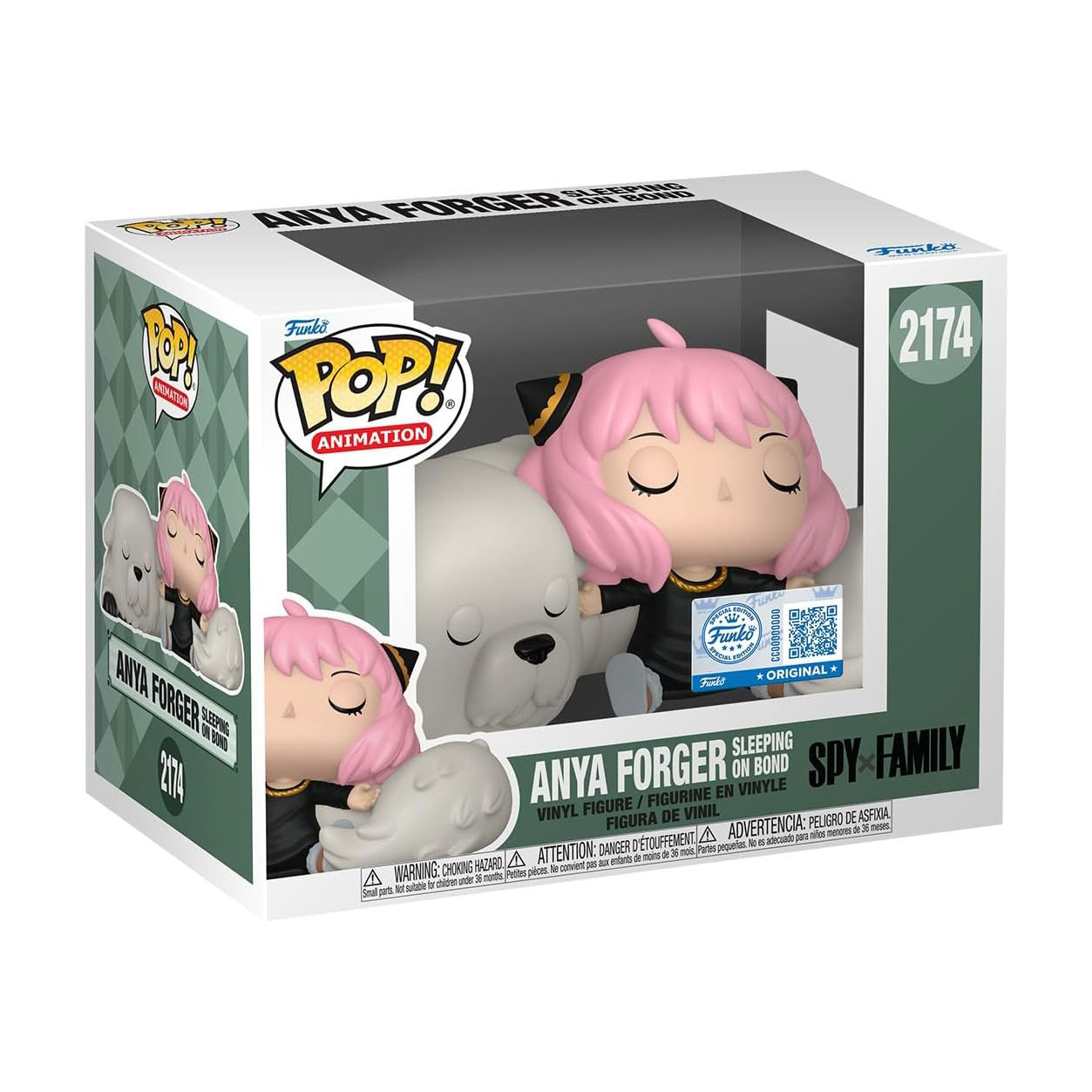 

Ігрова фігурка Funko POP! Аня спить з Бондом, 9.3 см, від 3 років (91793)