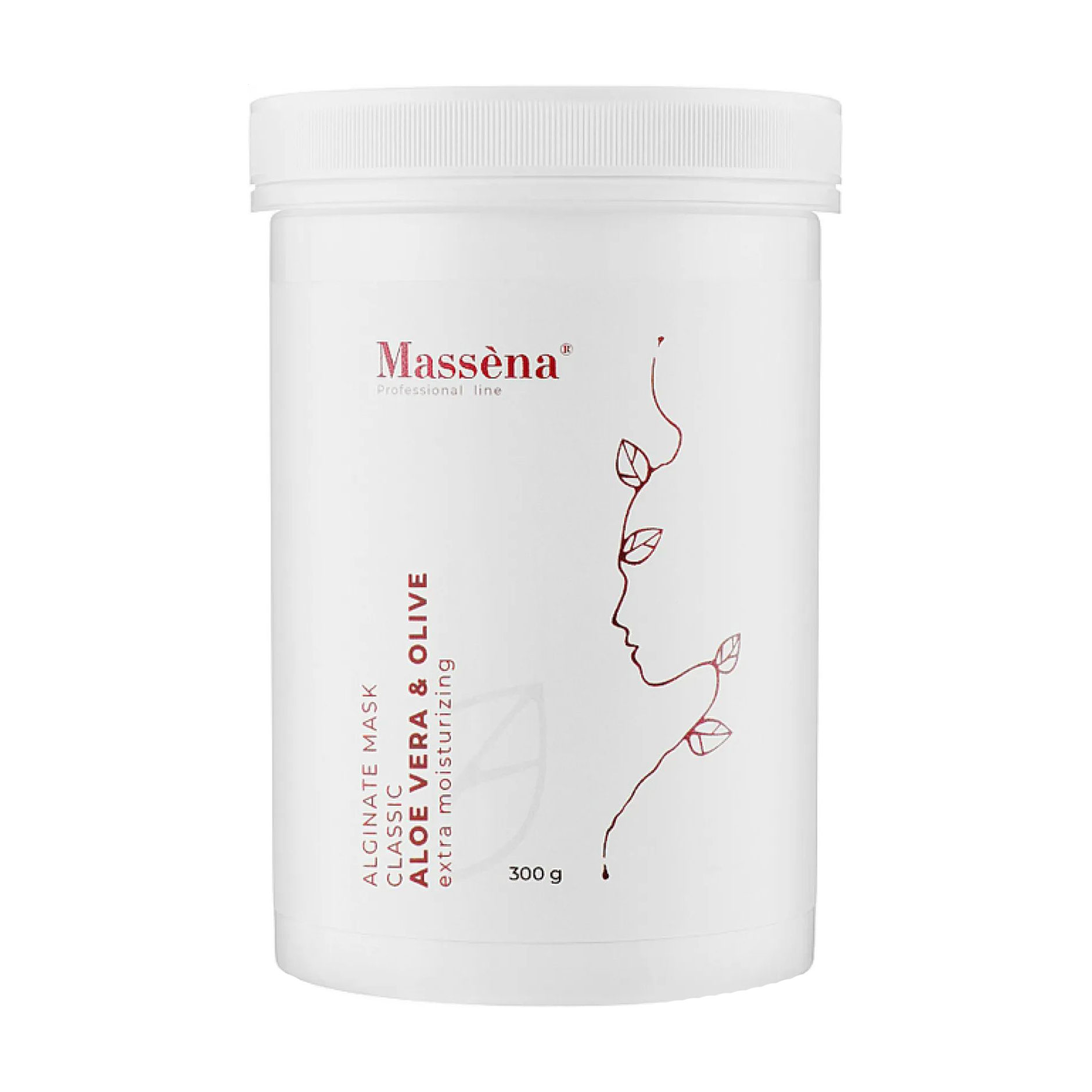 

Зволожувальна альгінатна маска для обличчя Massena Alginate Mask Classic Aloe Vera & Olive, 300 г