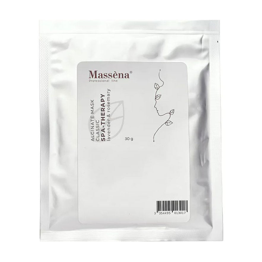 

Альгінатна маска для обличчя Massena Alginate Mask Classic SPA-Therapy з лавандою та розмарином, 30 г