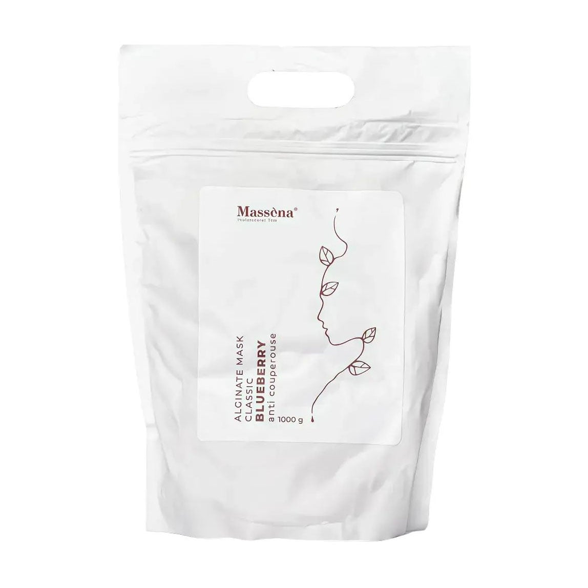 

Альгінатна маска для обличчя Massena Alginate Mask Blueberry проти куперозу, 1 кг