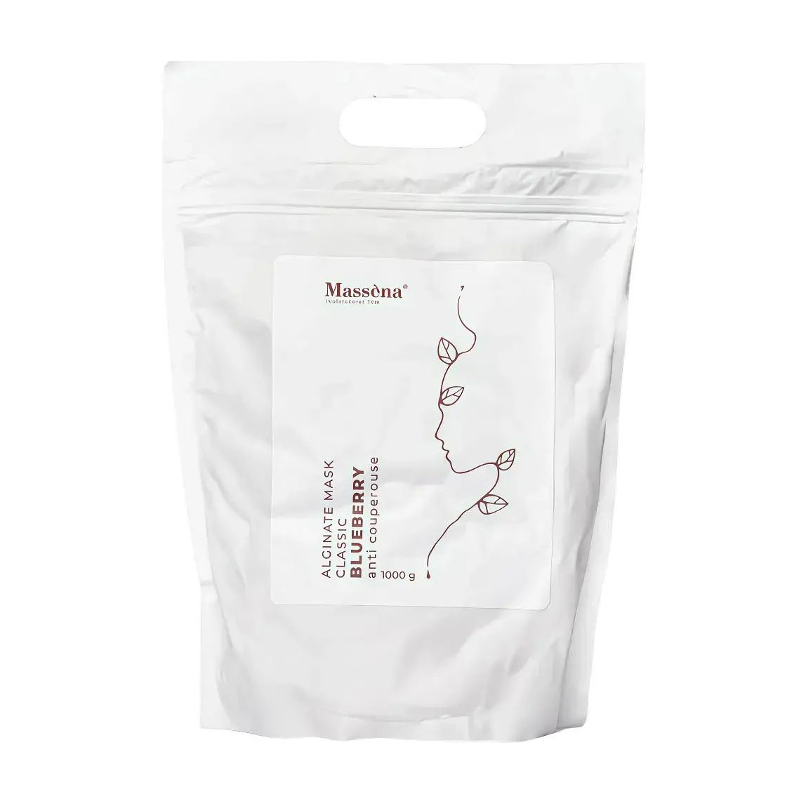 

Альгінатна маска для обличчя Massena Alginate Mask Blueberry проти куперозу, 1 кг