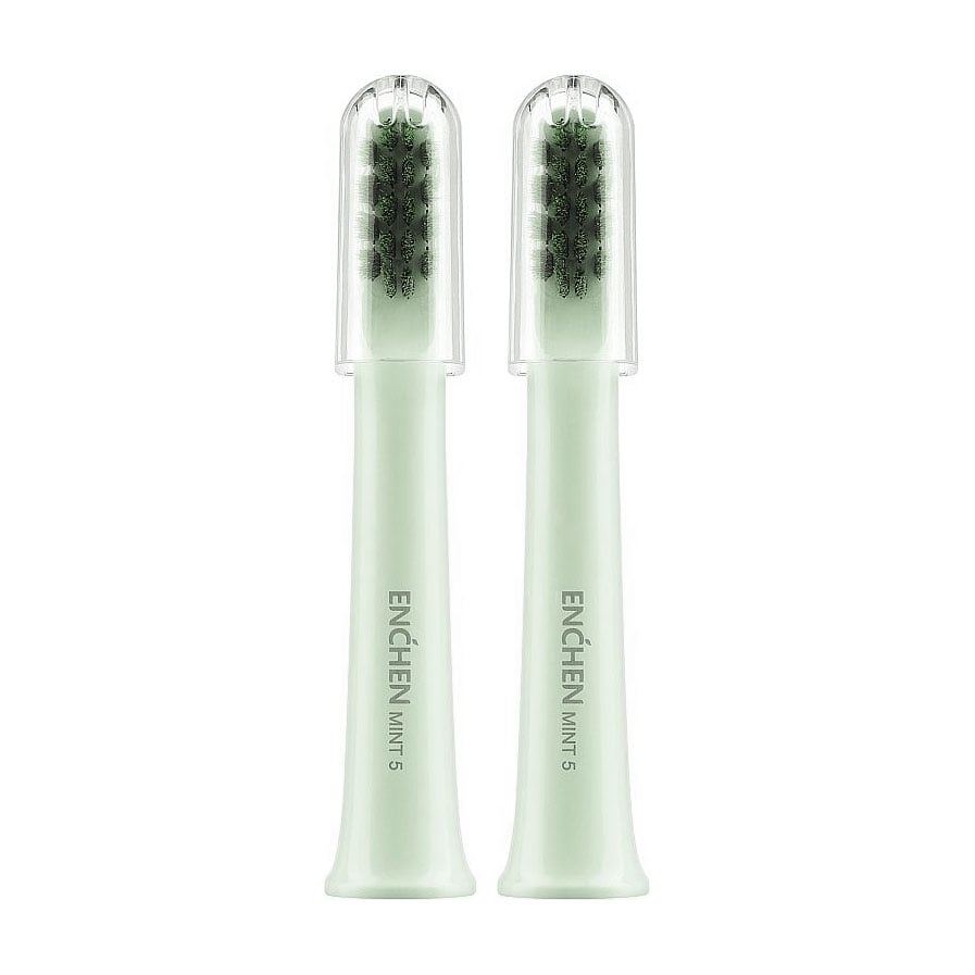 

Змінні насадки для електричної зубної щітки ENCHEN M100-Green зелені, 2 шт (SHET100G)