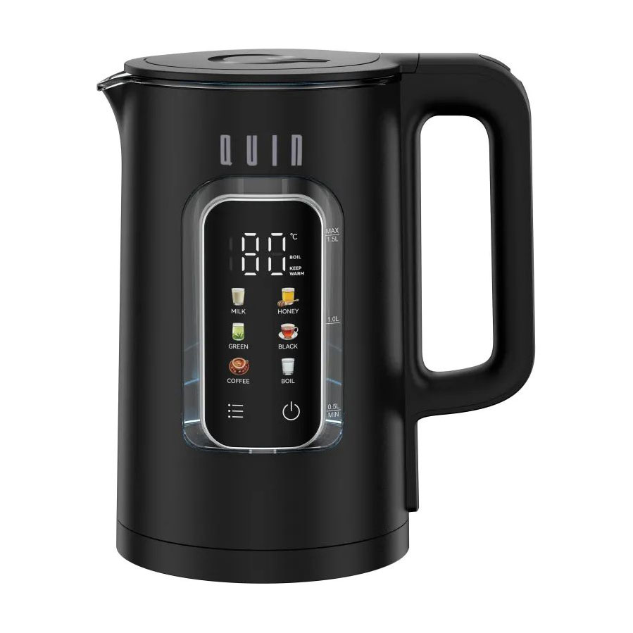 

Електрочайник QUIN чорний, 1.5 л (KTL-303)