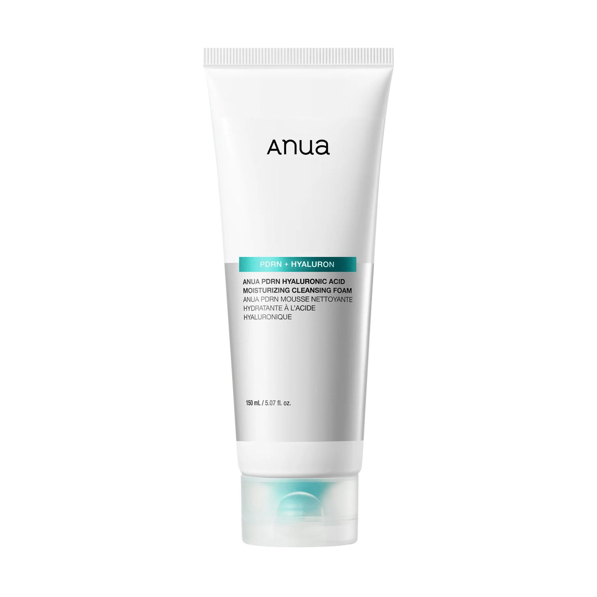

Пінка для вмивання Anua PDRN Hyaluronic Acid Moisturizing Cleansing Foam з полінуклеотидами та гіалуроновою кислотою, 150 мл