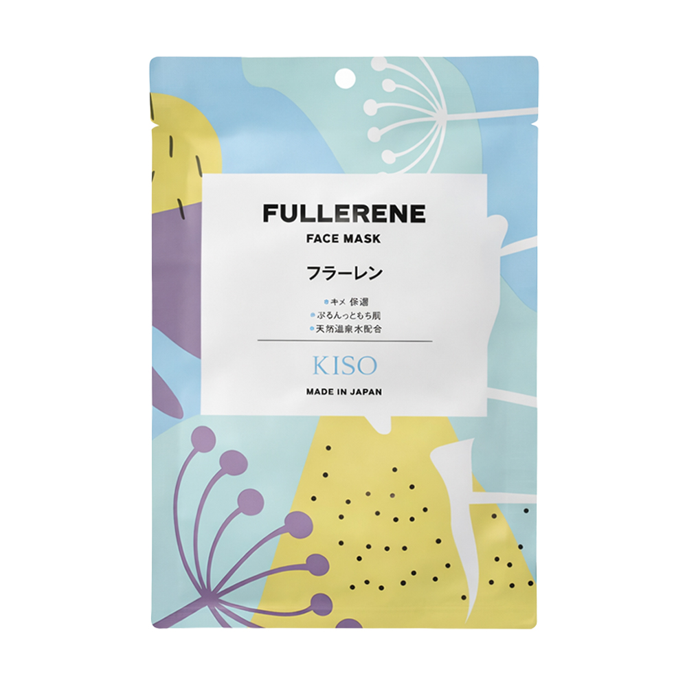 

Тканинна маска для обличчя KISOCARE Fullerene Face Mask з фулереном, 1 шт