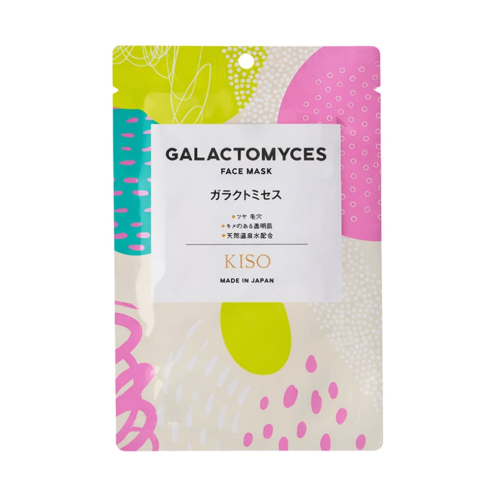 

Тканинна маска для обличчя KISOCARE Galactomyces Face Mask з екстрактом культури галактомісіс, 1 шт