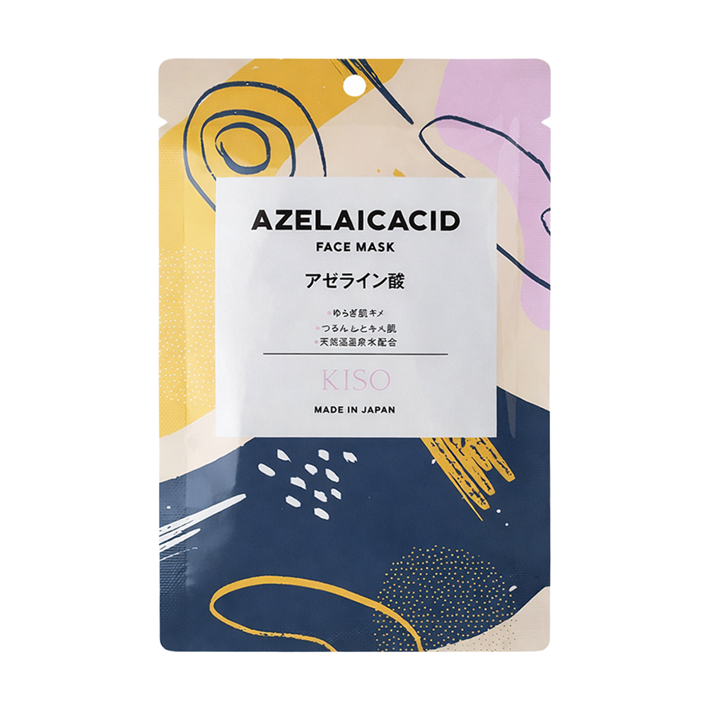 

Тканинна маска для обличчя KISOCARE Azelaicacid Face Mask з азелаїновою кислотою, 1 шт