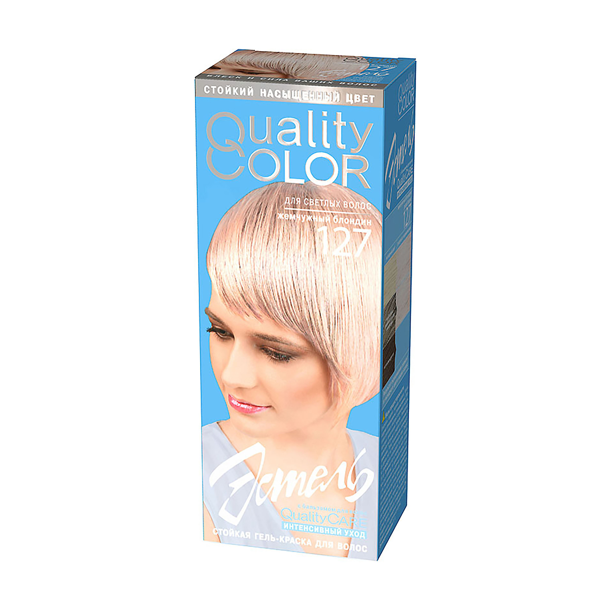 

Гель-фарба для волосся ESTEL Vital Quality Color 127 Перлинний блондин, 115 мл
