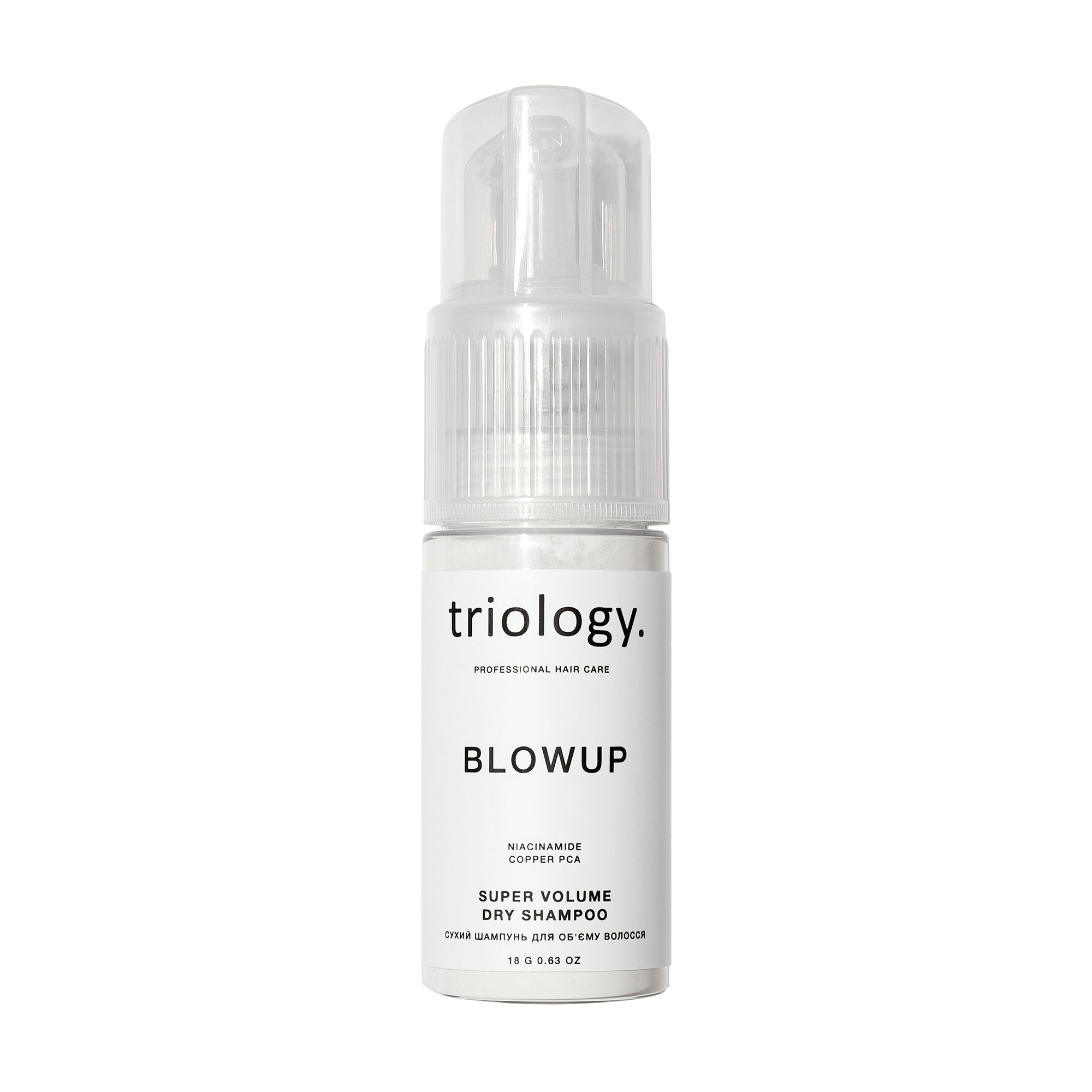 

Сухий шампунь triology. Blowup Super Volume Dry Shampoo для об'єму волосся, 18 г