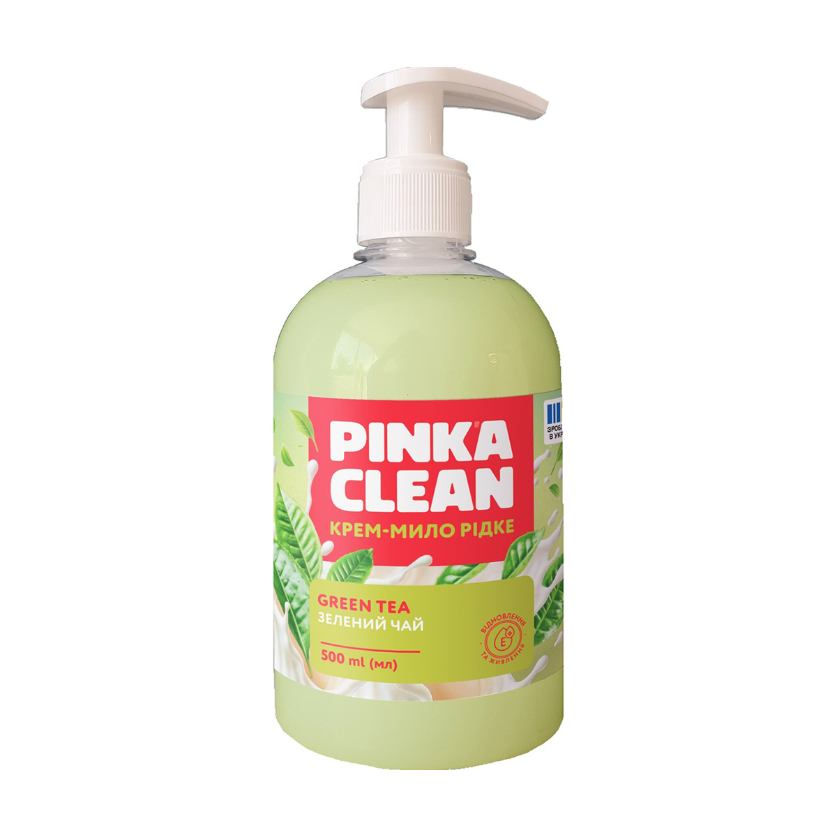 

Рідке крем-мило Pinka Clean Зелений чай, 500 мл