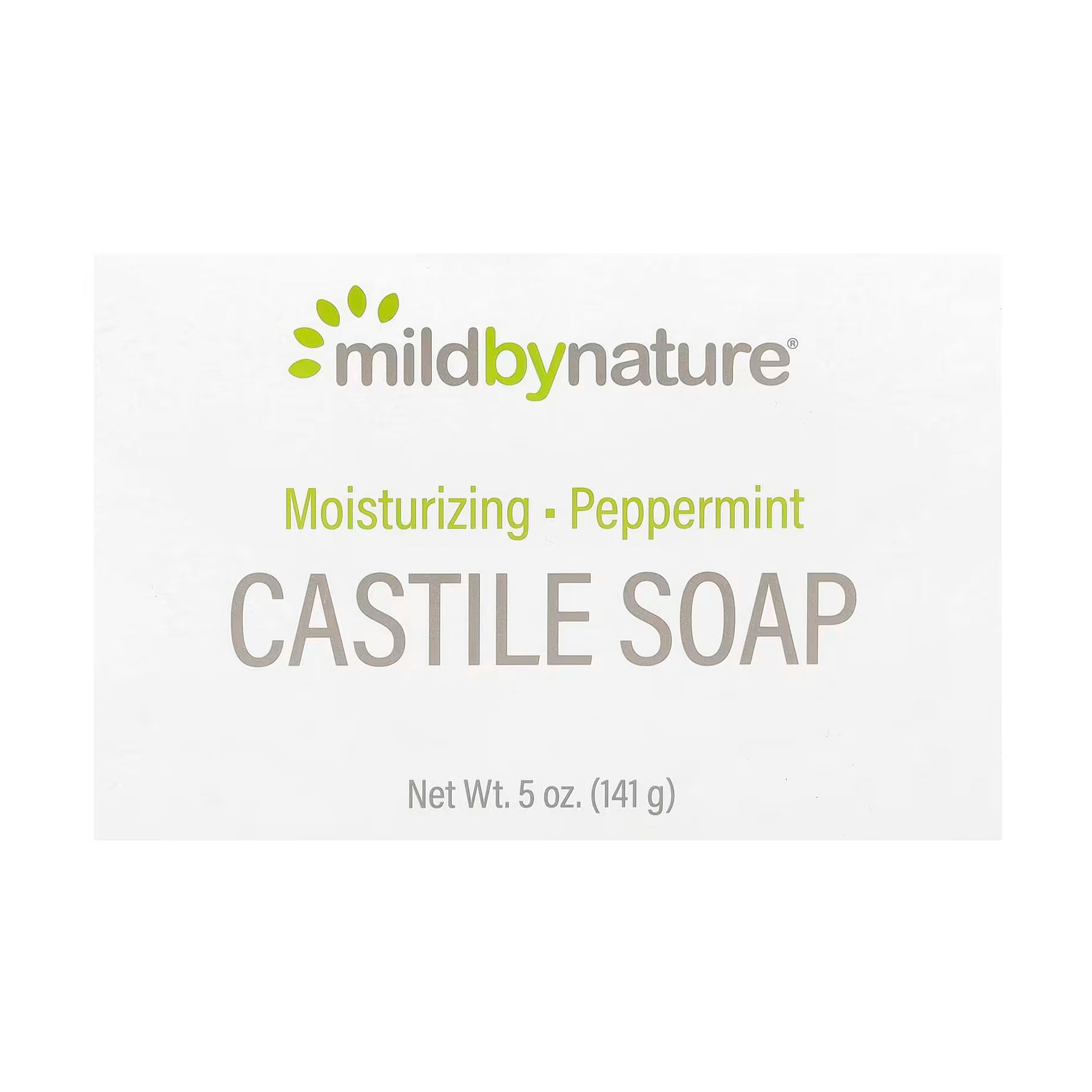 

Кастильське тверде мило mild by nature Castile Soap з ароматом перцевої м'яти, 141 г