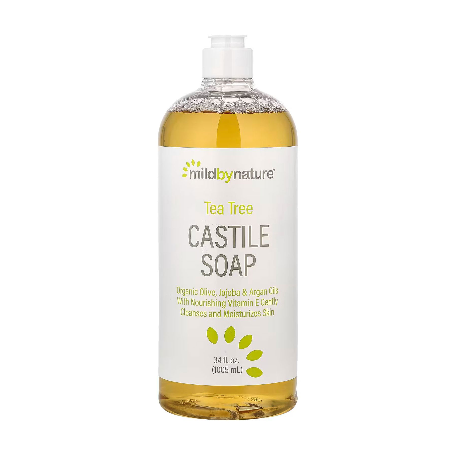 

Кастильське рідке мило mild by nature Tea Tree Castile Soap з чайним деревом, 1.005 л
