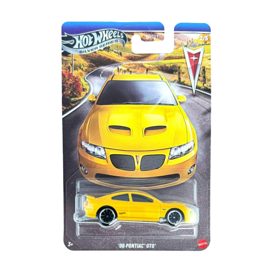 

Автомодель Hot Wheels Свято швидкості 06 Pontiac Gto жовта, від 3 років (GRT01)