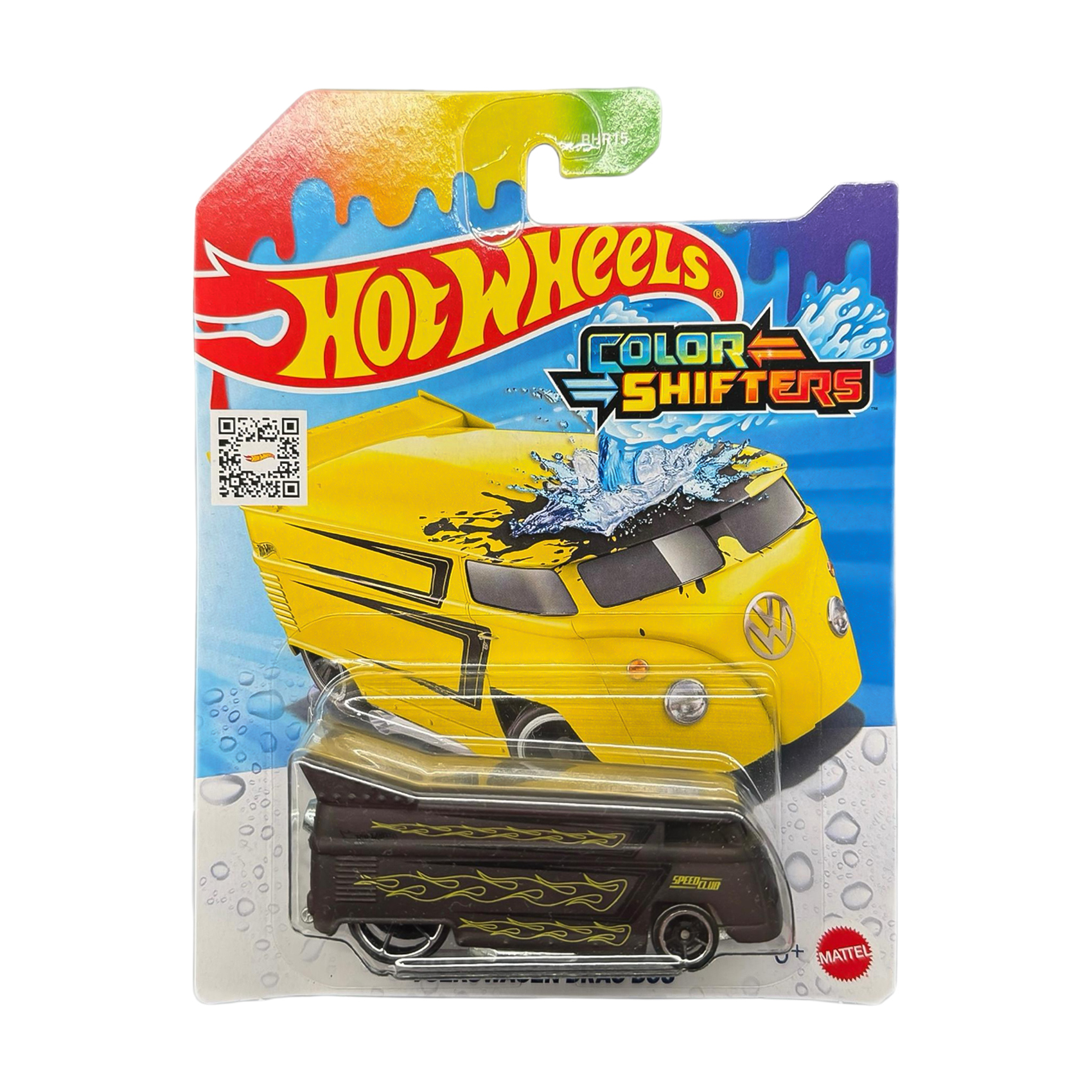 

Машинка Hot Wheels Volksvagen Drag Bus Зміни колір, чорний, від 3 років (BHR15)