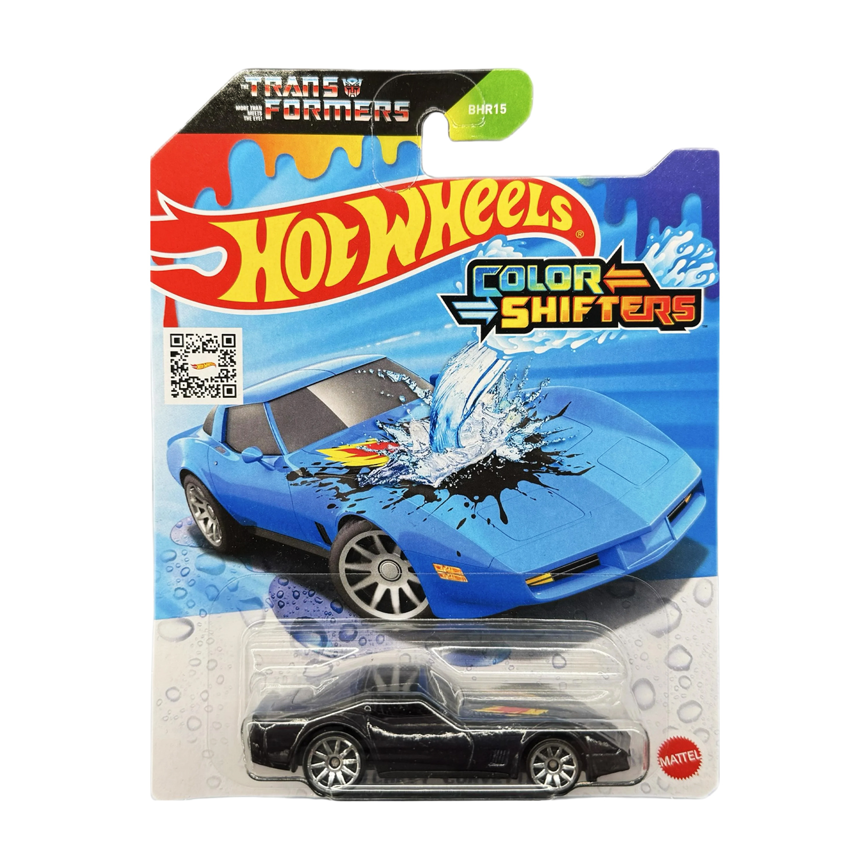 

Машинка Hot Wheels 1980 Chevy Corvette Зміни колір, чорний, від 3 років (BHR15)
