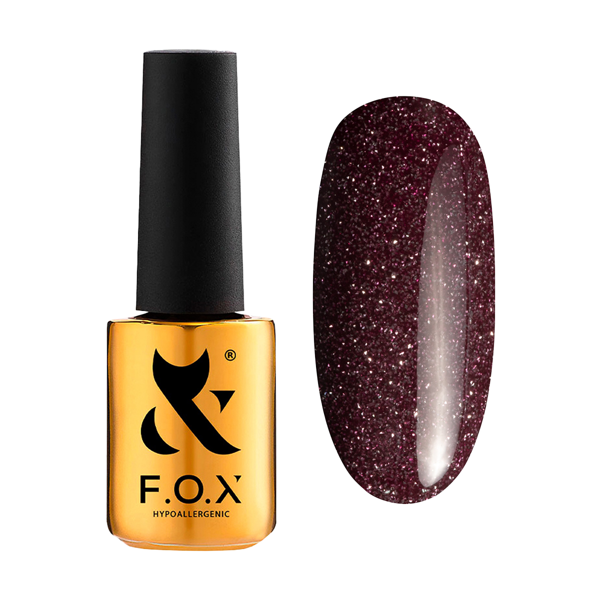 Гель-лак для нігтів F.O.X Sparkle Gel Polish 009, 7 мл