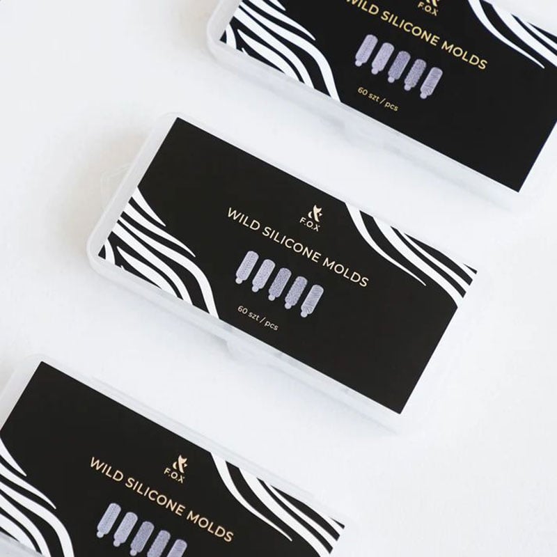 

Багаторазові силіконові форми для дизайну F.O.X Wild Silicone Molds, 60 шт (WSM)