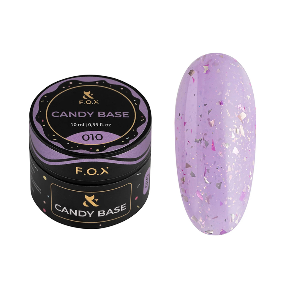 

Базове покриття для гель-лаку F.O.X Base Candy 010, 10 мл