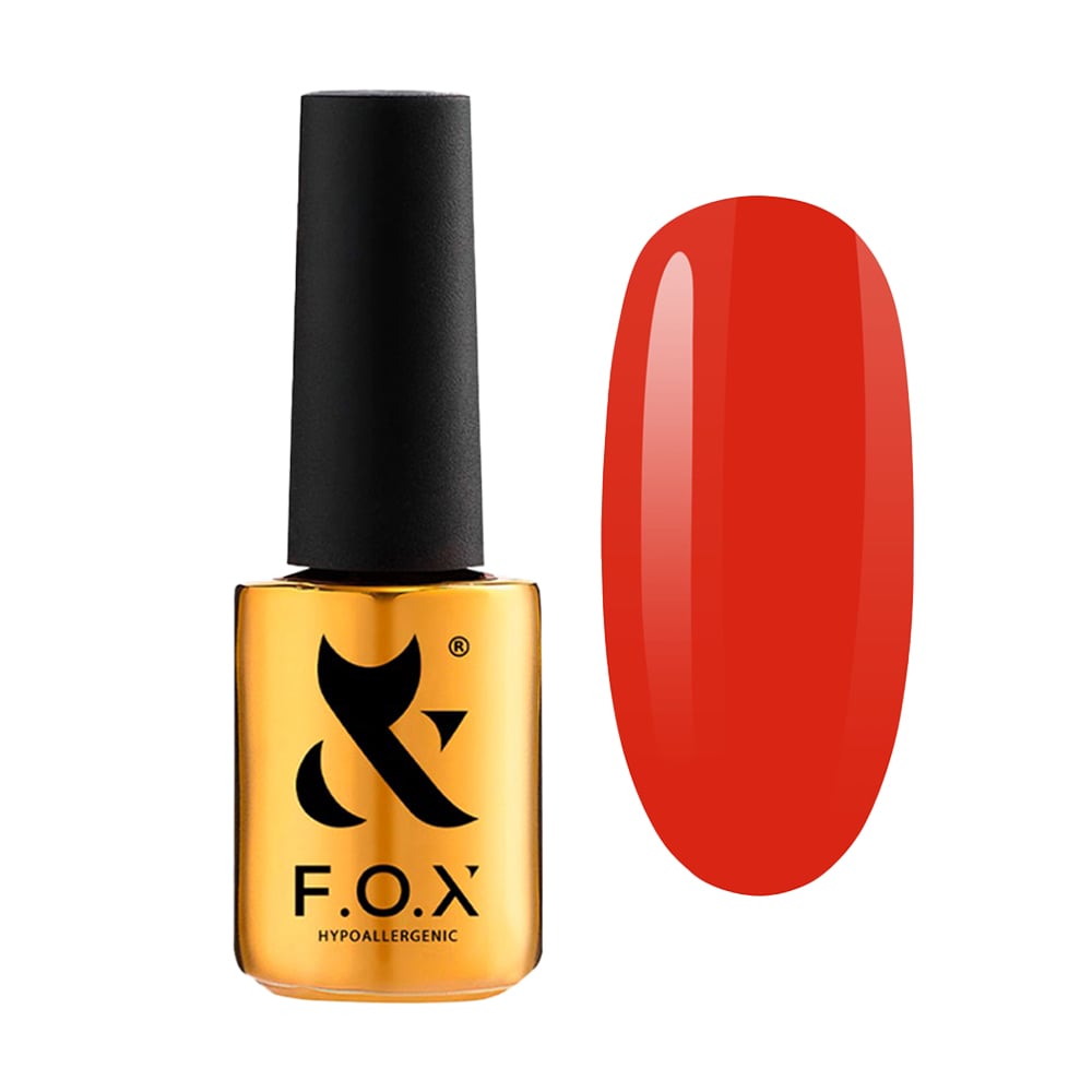 

Гель-лак для нігтів F.O.X Spectrum Gel Polish 140 Fire Red, 7 мл