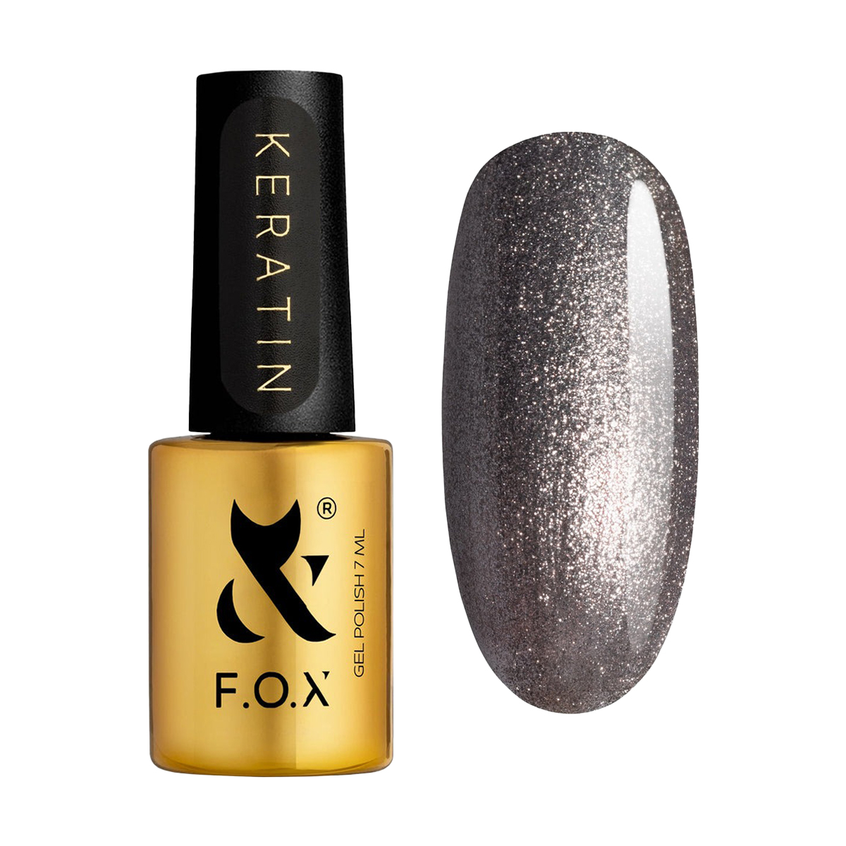 

Гель-лак для нігтів F.O.X Keratin Fashion Capsule Gel Polish 001, 7 мл