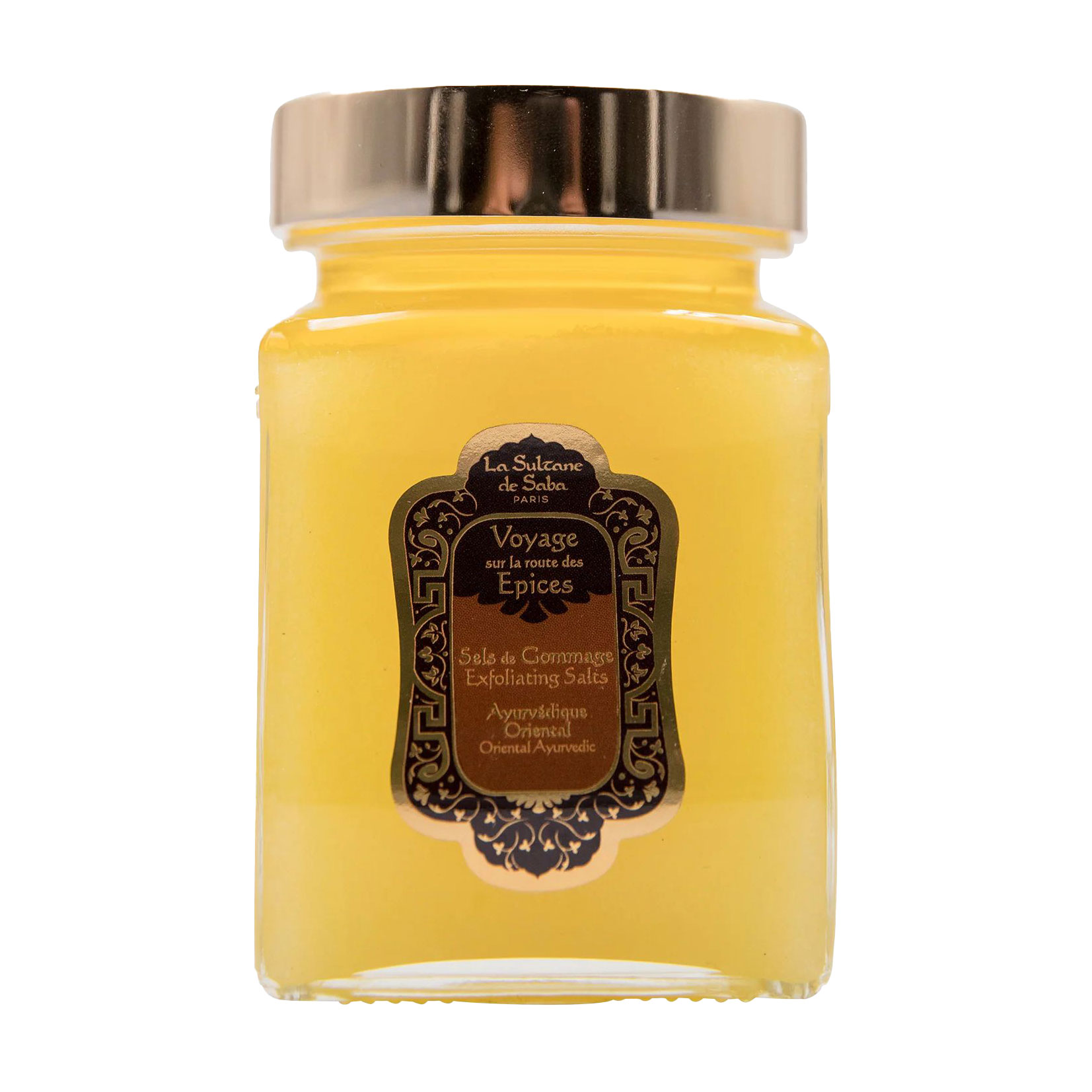 

Сольовий скраб для тіла La Sultane de Saba Exfoliating Salts Ayurvedic Амбра, ваніль та пачулі, 300 г