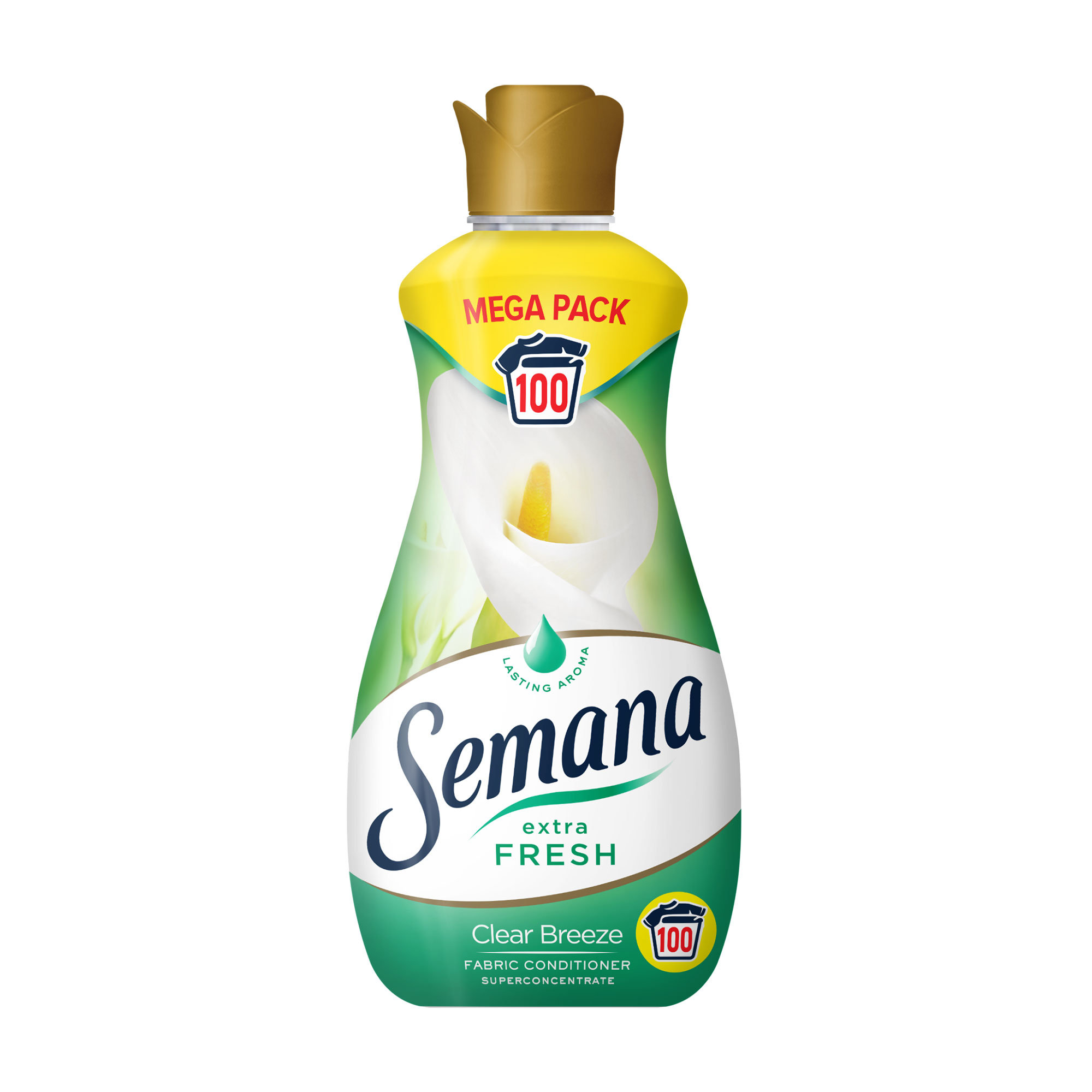 

Кондиціонер для білизни Semana Extra Fresh Clear Breeze 100 циклів прання, 2 л