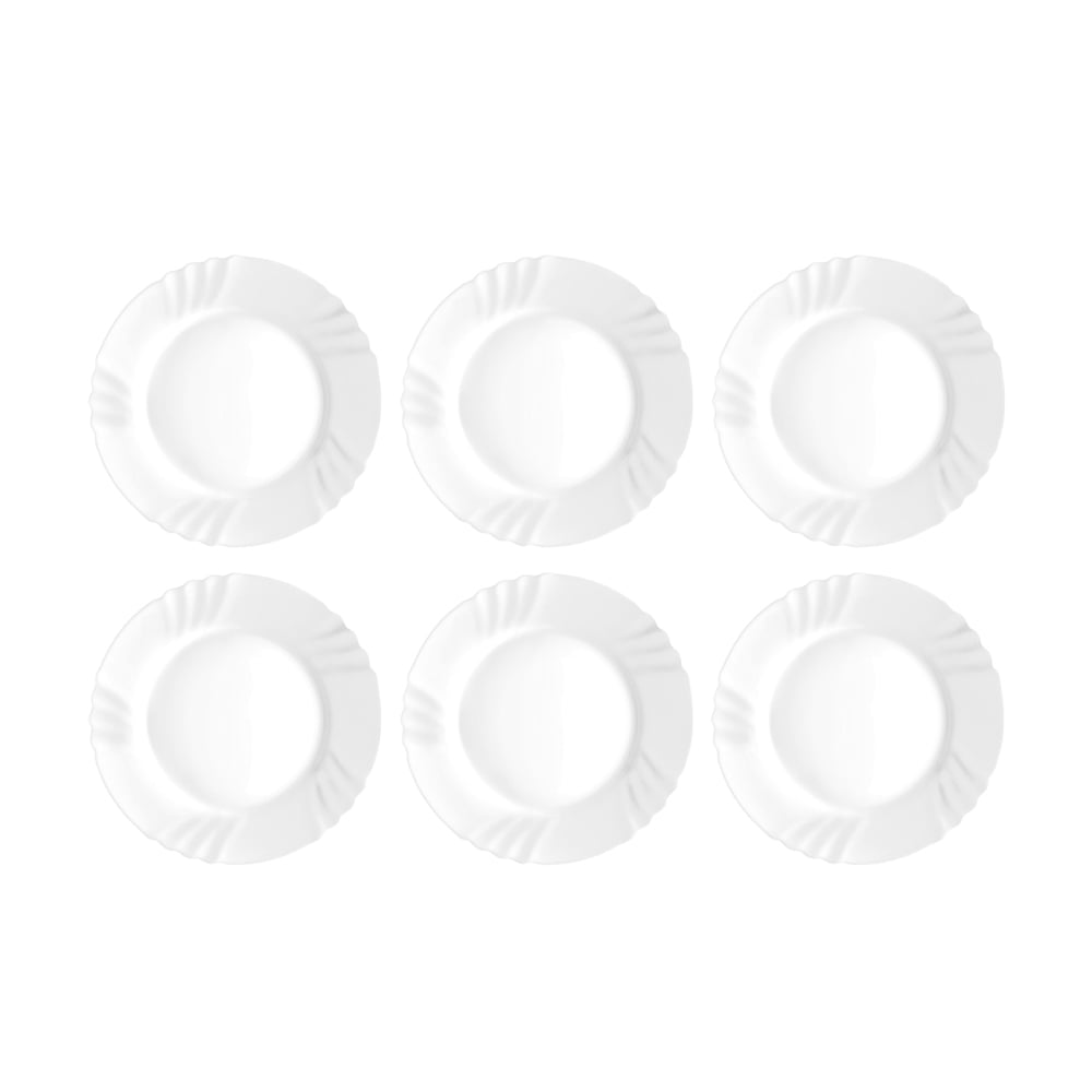 

Набір тарілок Bormioli Rocco Ebro білий, 25 см, 6 шт (402810M94221990/6)