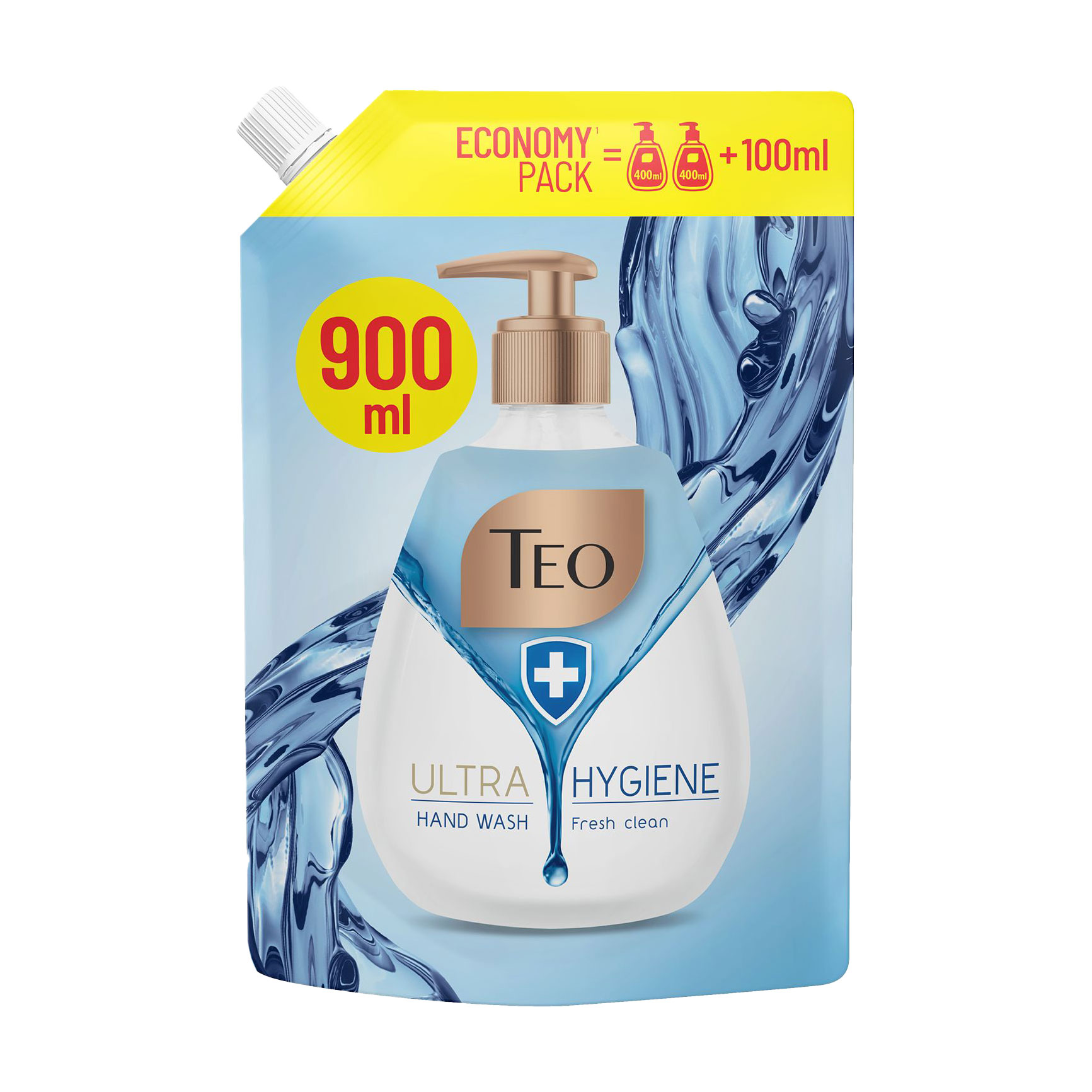 

Рідке мило для рук Teo Ultra Hygiene, 900 мл (дойпак)
