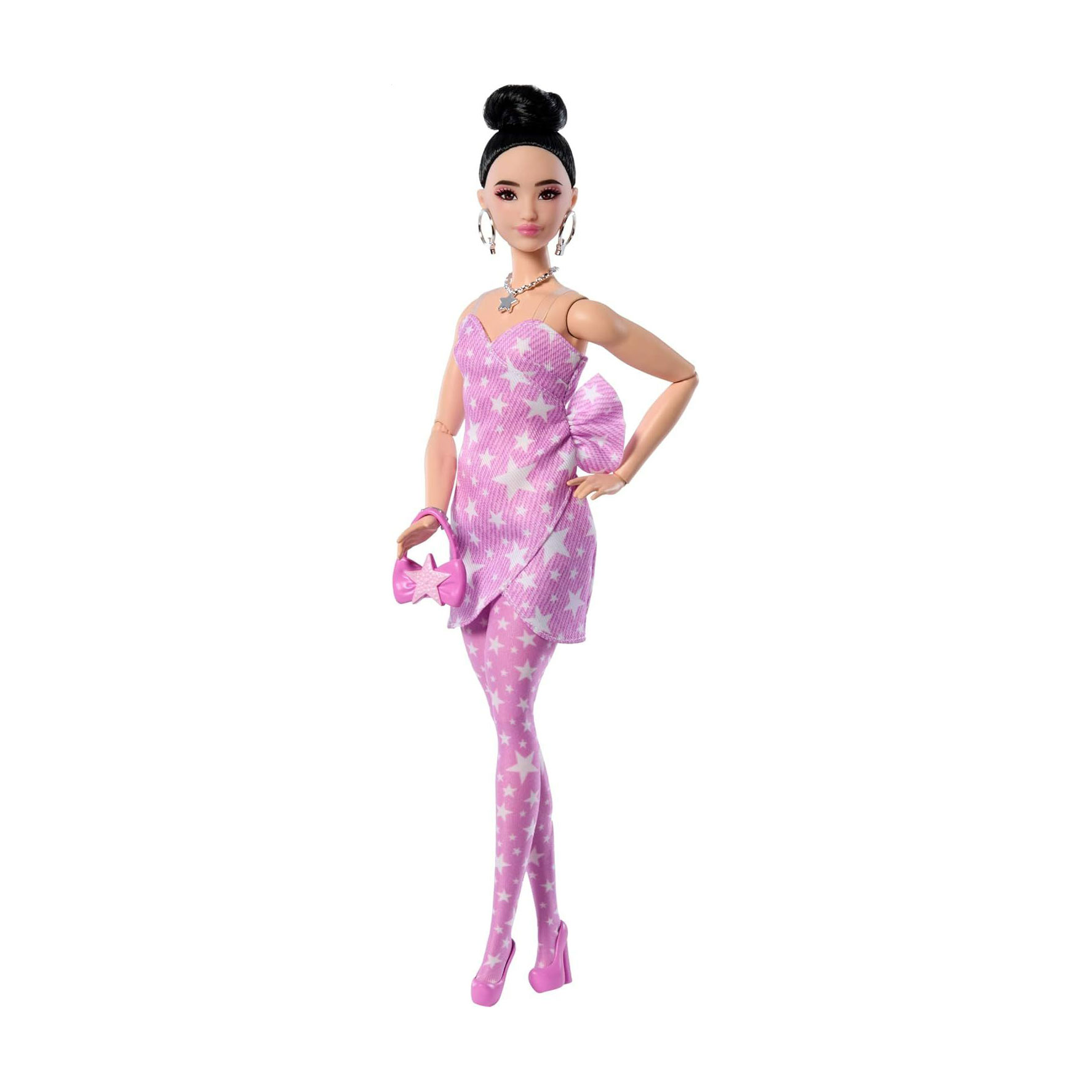 

Лялька Barbie Deluxe Style Зоряний тотал-лук у барбікорі, від 4 років, 29 см (JJN71)