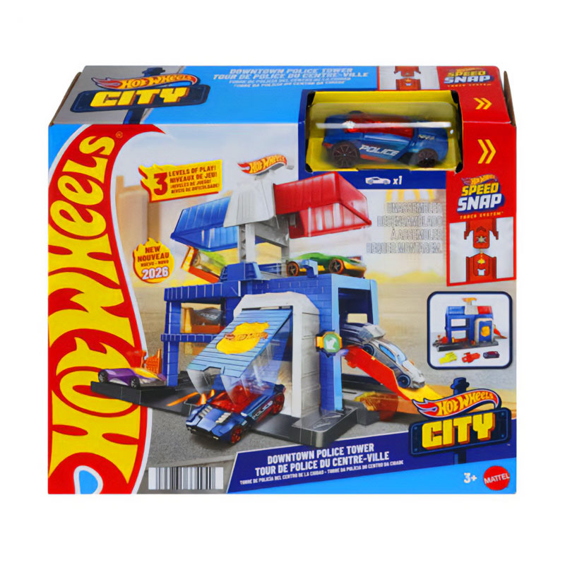 

Ігровий набір Hot Wheels City Поліцейська вежа в місті, від 3 років (JHL74)