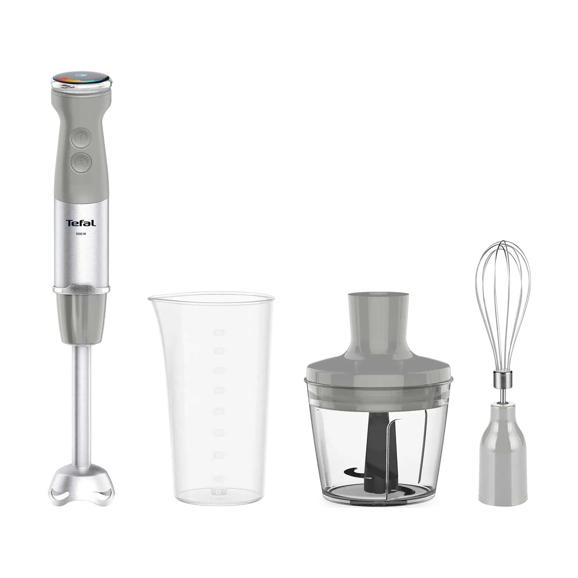 Блендер заглибний Tefal Quickchef+ сіро-сріблястий (HB673B30)