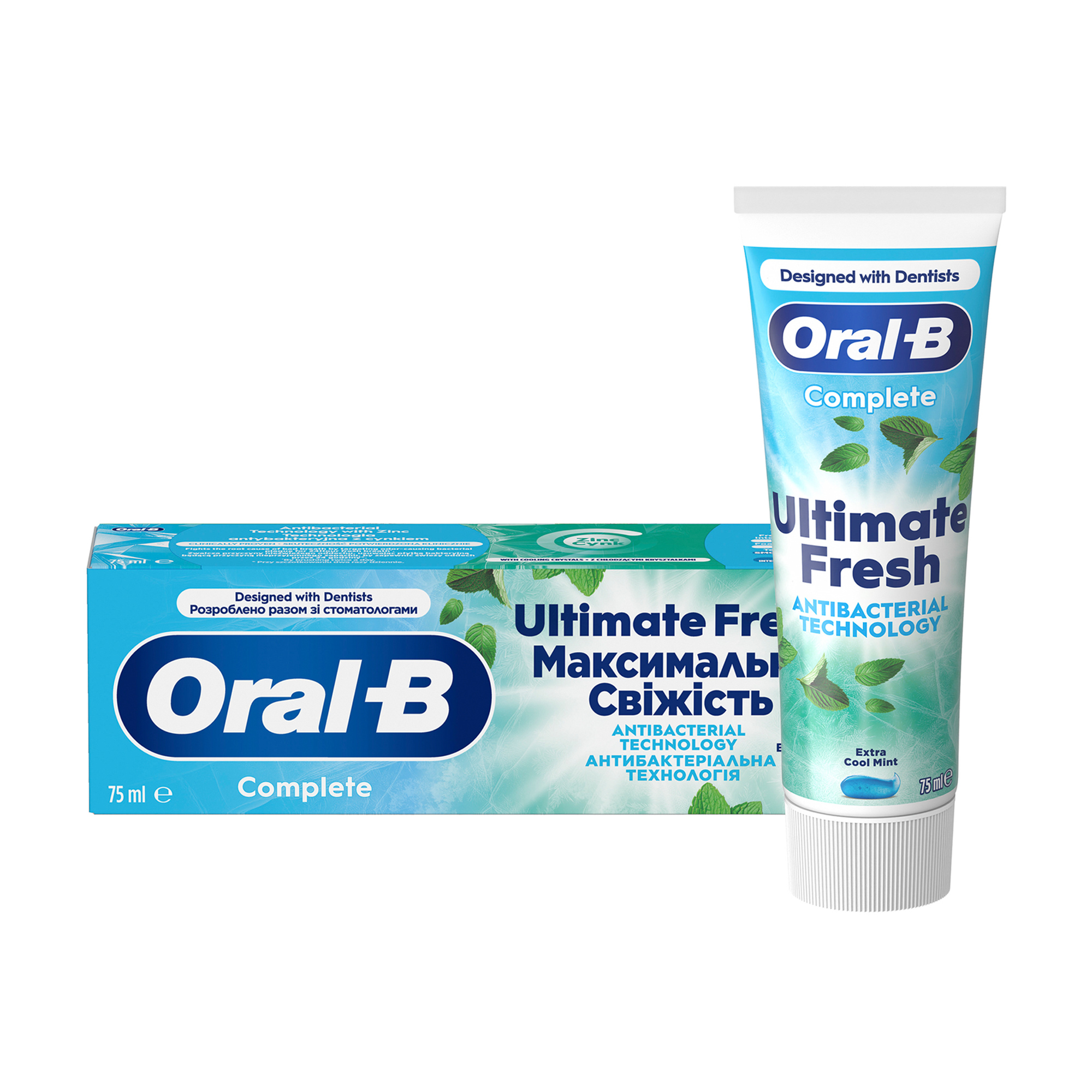 

Зубна паста Oral-B Compete Максимальна свіжість, 75 мл