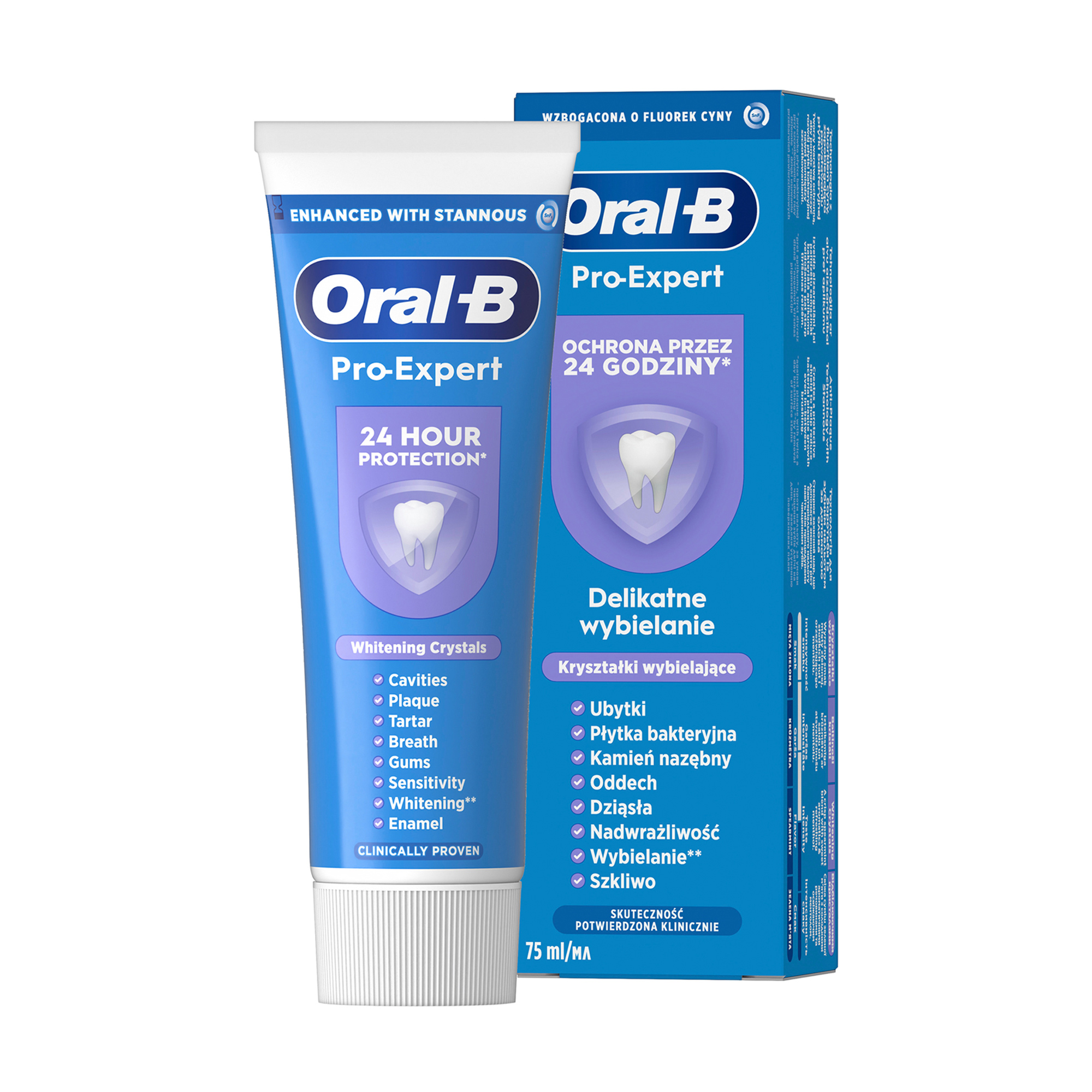 

Зубна паста Oral-B Pro-Expert Делікатне відбілювання, 75 мл